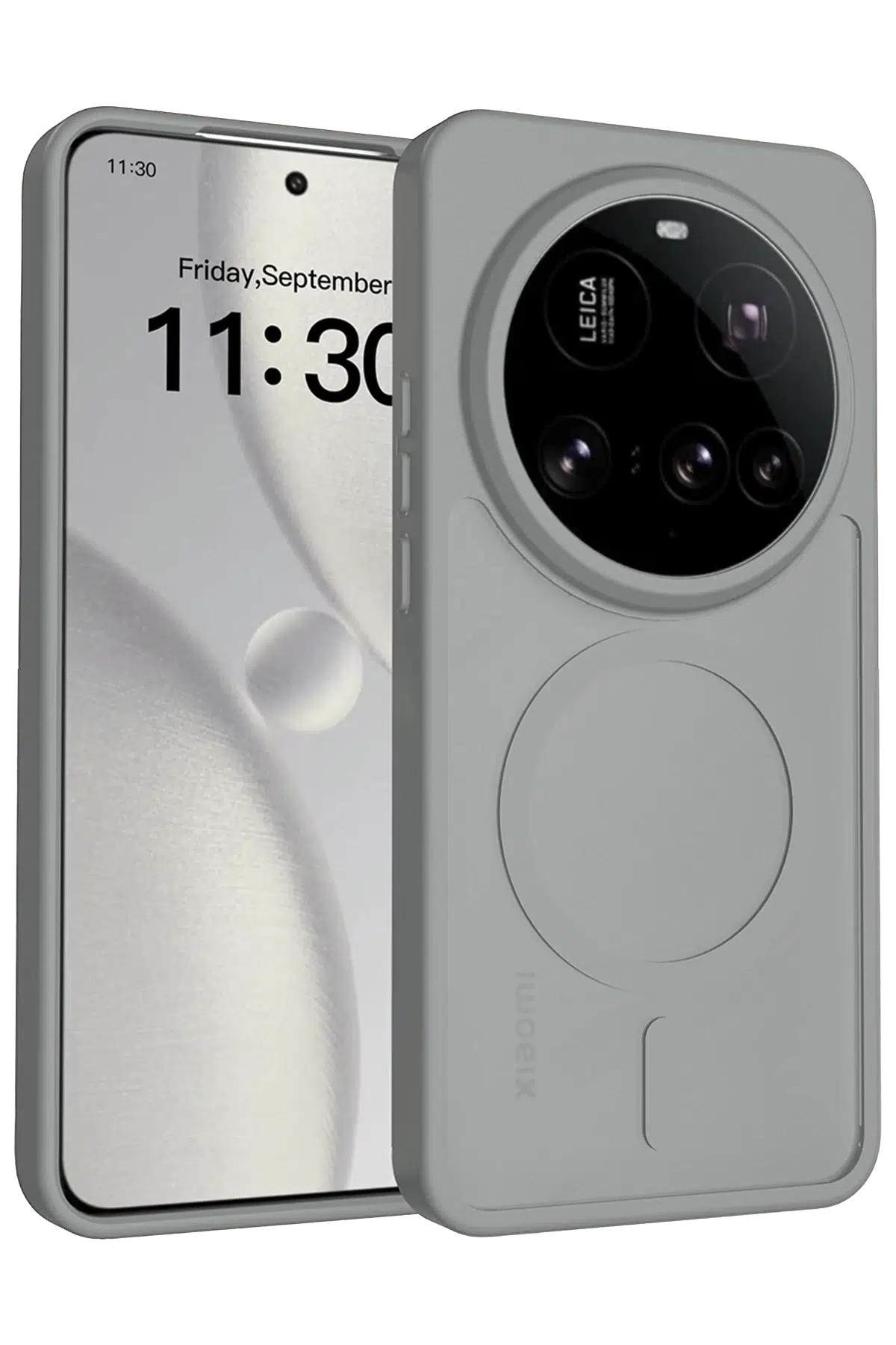 Fuchsia Xiaomi Mi 15 Ultra ile Uyumlu Jota Kablosuz Şarj Özellikli Kapak - Titan Gri