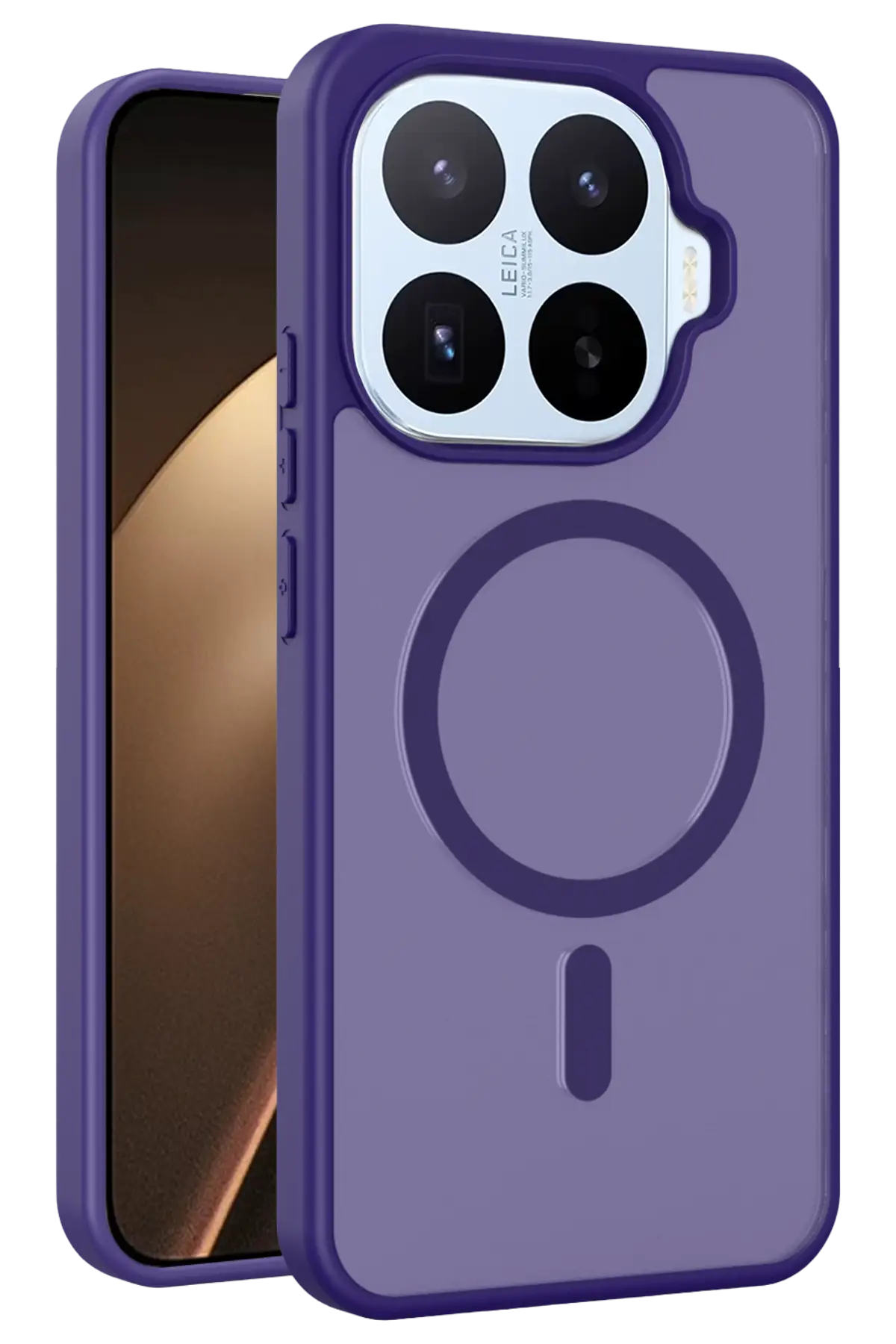 Fuchsia Xiaomi ile Uyumlu Mi 17T Pro Jota MagneticSave Kapak - Derin Mor