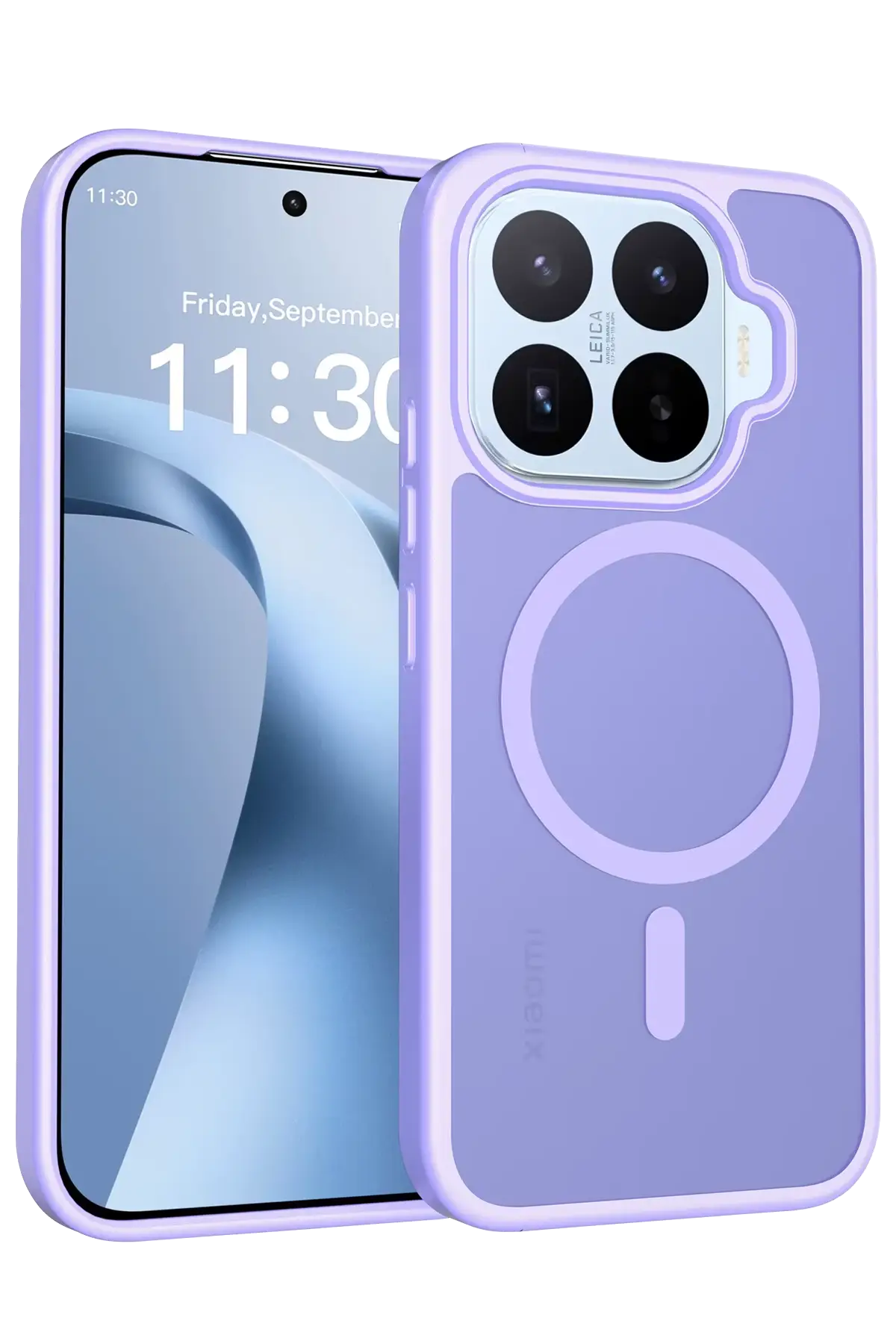 Fuchsia Xiaomi ile Uyumlu Mi 17T Pro Jota MagneticSave Kapak - Lila