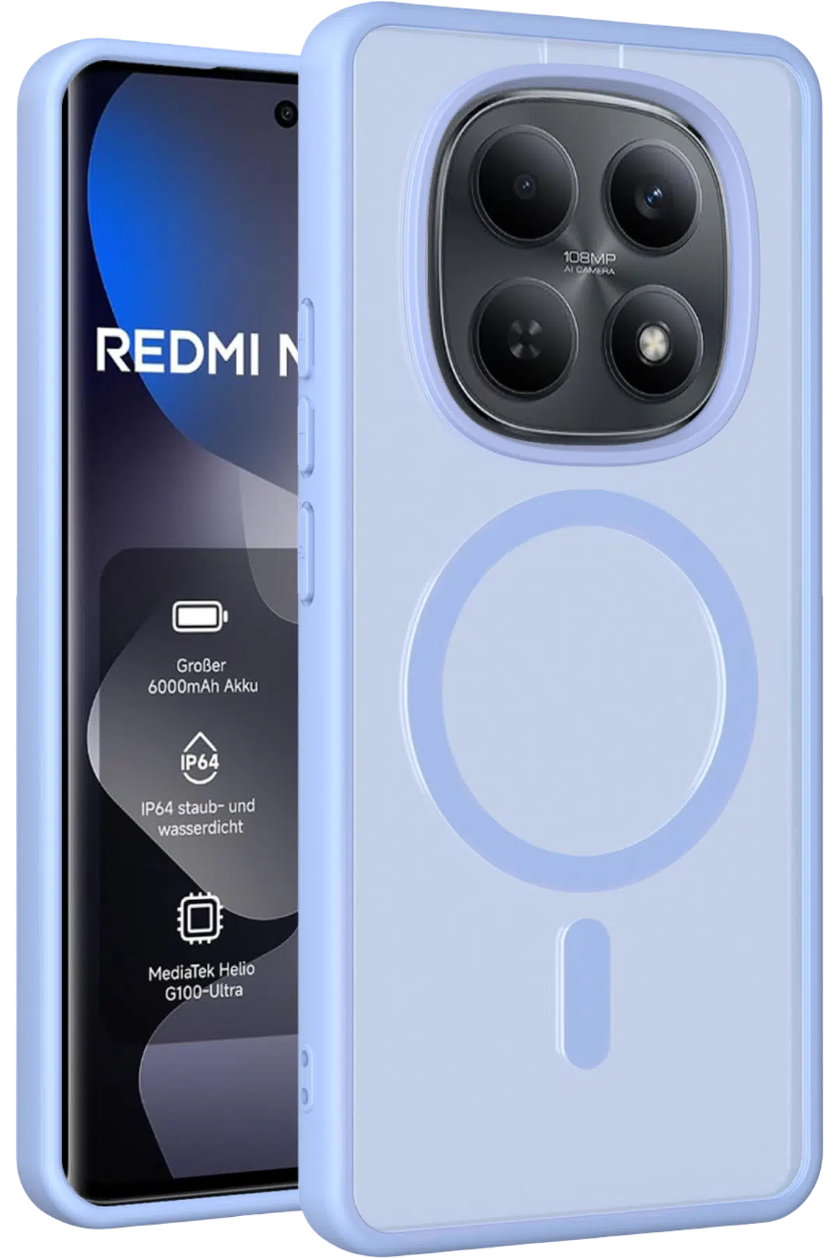 Joko Xiaomi Redmi Note 15 Pro Plus 5G Jota Magsafe Kapak - Açık Mavi