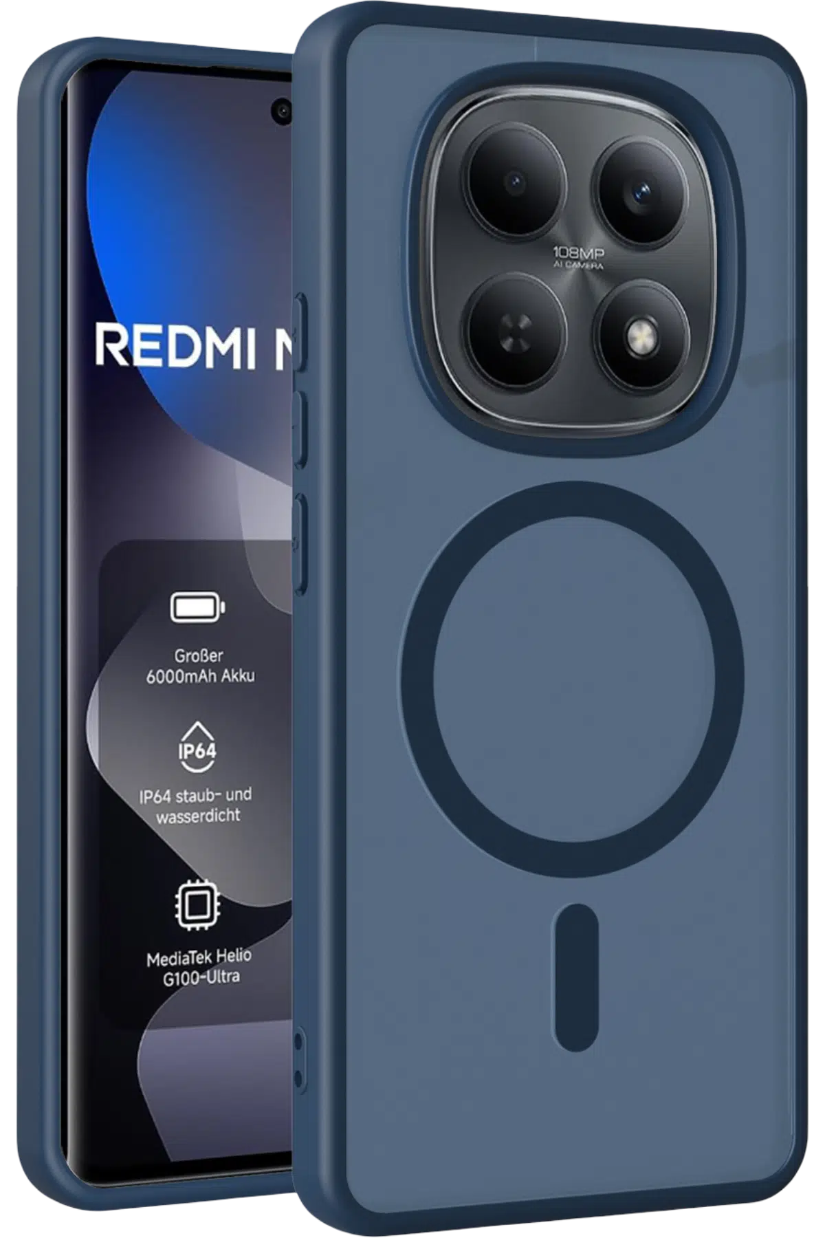 Joko Xiaomi Redmi Note 15 Pro Plus 5G Jota Magsafe Kapak - Lacivert