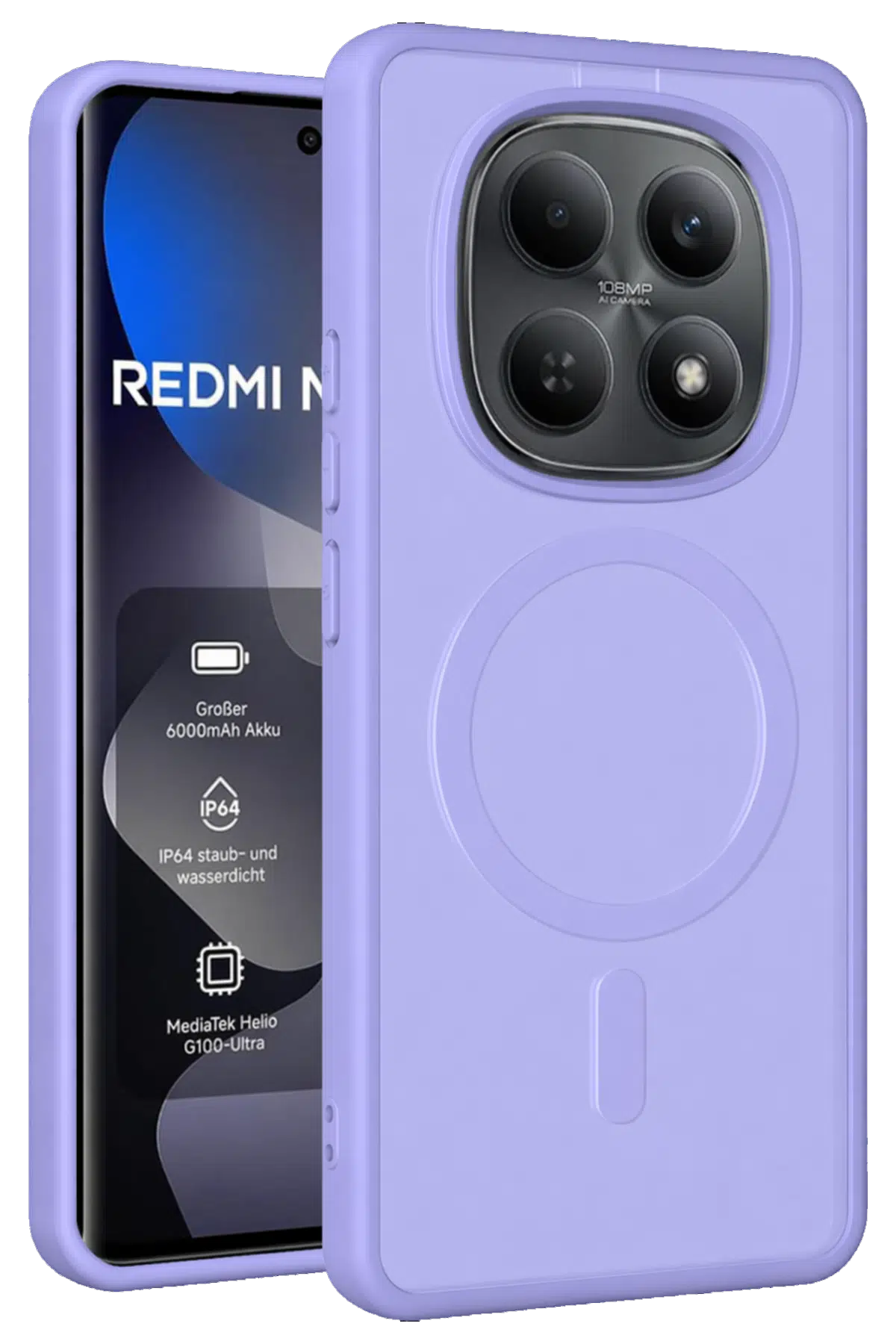 Joko Xiaomi Redmi Note 15 Pro Plus 5G Jota Magsafe Kapak - Lila