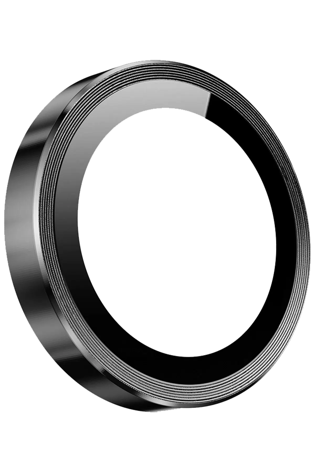 Keephone Apple iPhone 14 3D Spiral Alüminyum AR Kamera Lens Koruyucu - Siyah