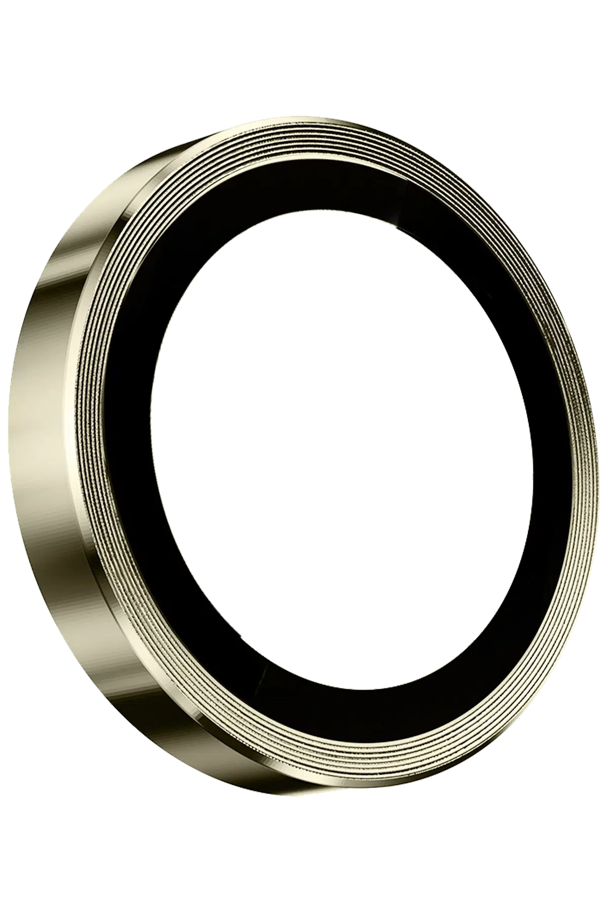 Keephone Apple iPhone 14 Pro Max 3D Spiral Alüminyum AR Kamera Lens Koruyucu - Gold
