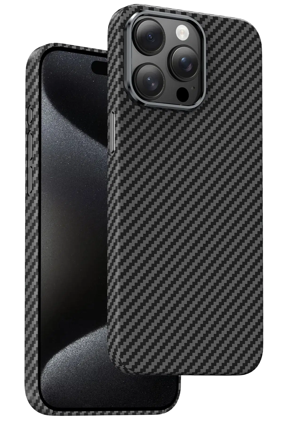 Keephone Apple iPhone 14 Pro Max Kevlar Magsafe Kılıf - Siyah