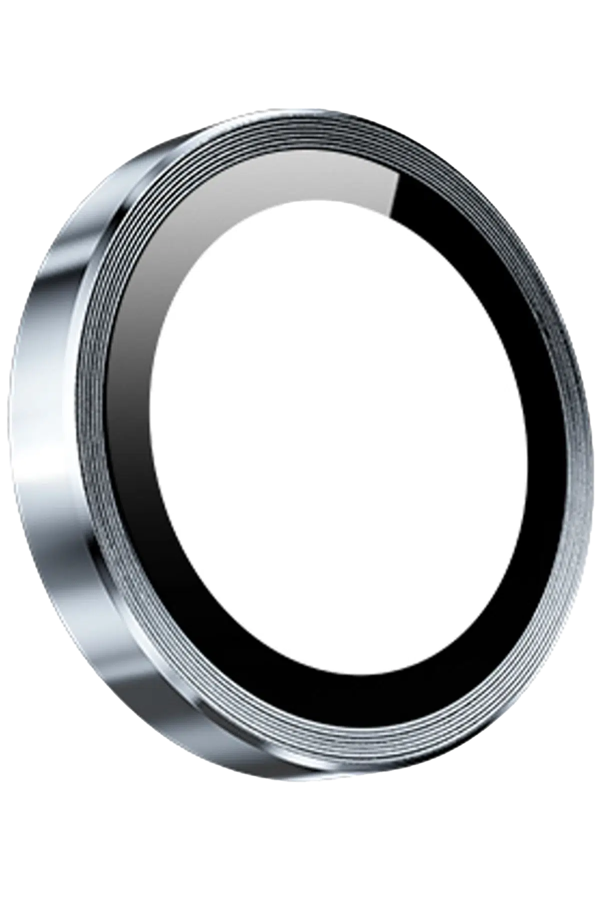 Keephone Apple iPhone 15 3D Spiral Alüminyum AR Kamera Lens Koruyucu - Açık Mavi