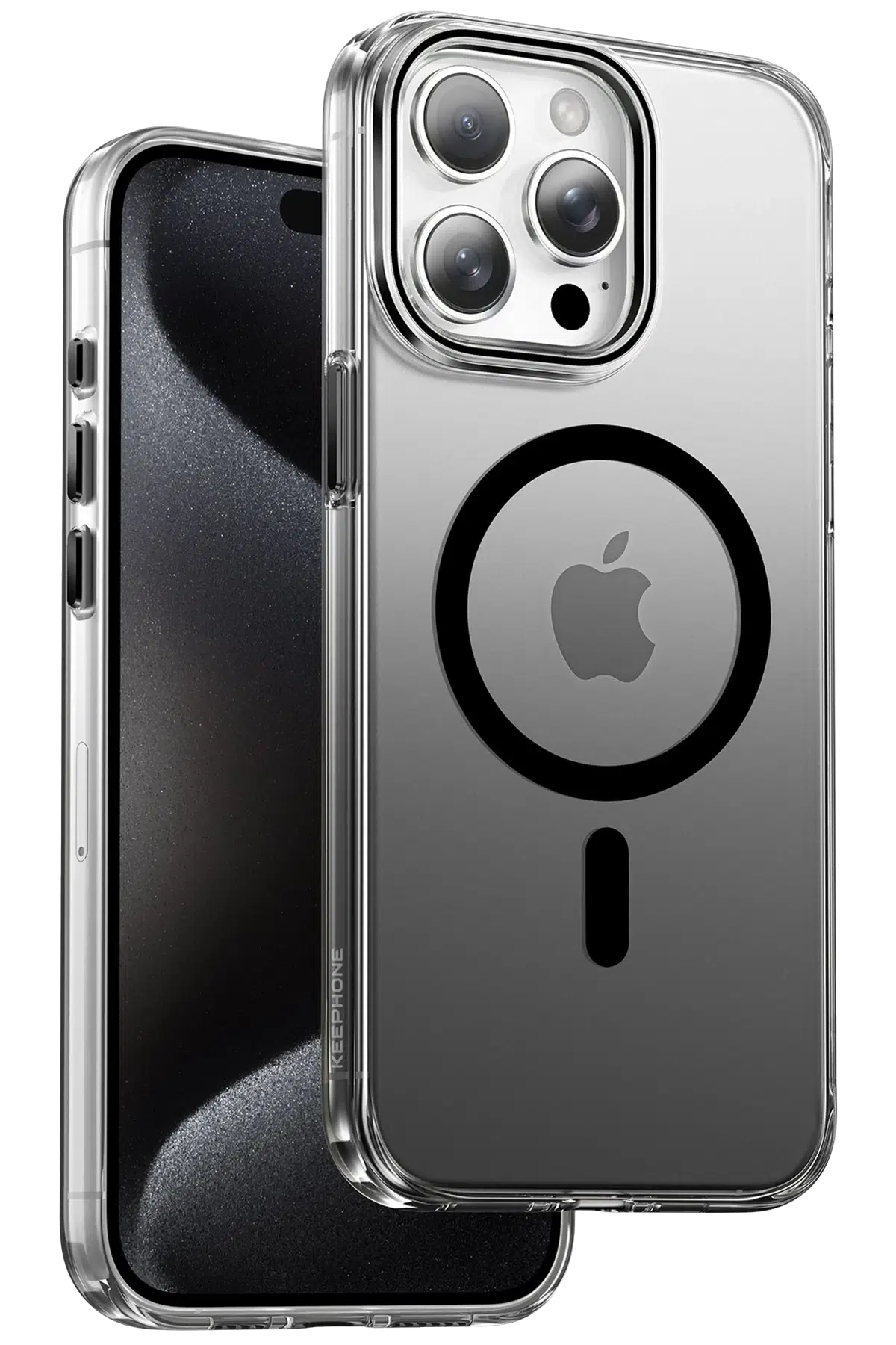 Keephone Apple iPhone 15 Pro Max Aurora Pro Magsafe Kılıf - Siyah