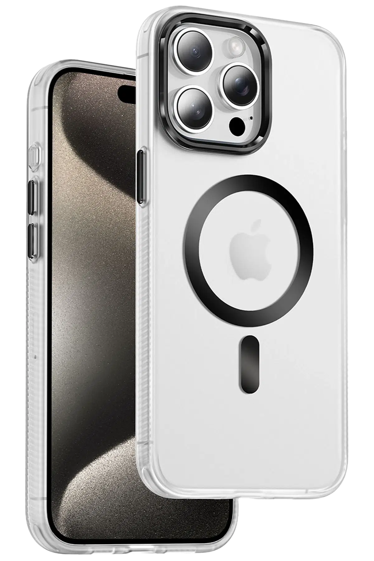 Keephone Apple iPhone 15 Pro Max Dazzle Pro Matte Magsafe Kılıf - Siyah
