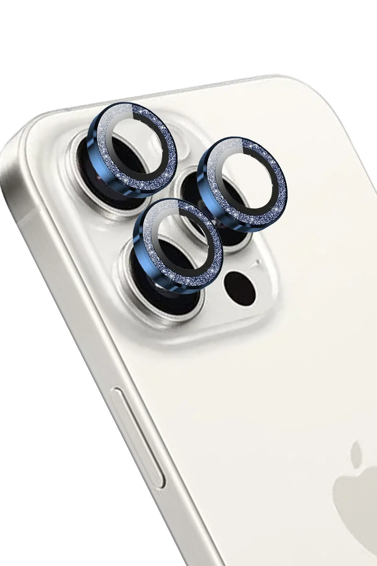 Keephone Apple iPhone 15 Pro Max Maria Simli Kamera Lens Koruyucu - Lacivert