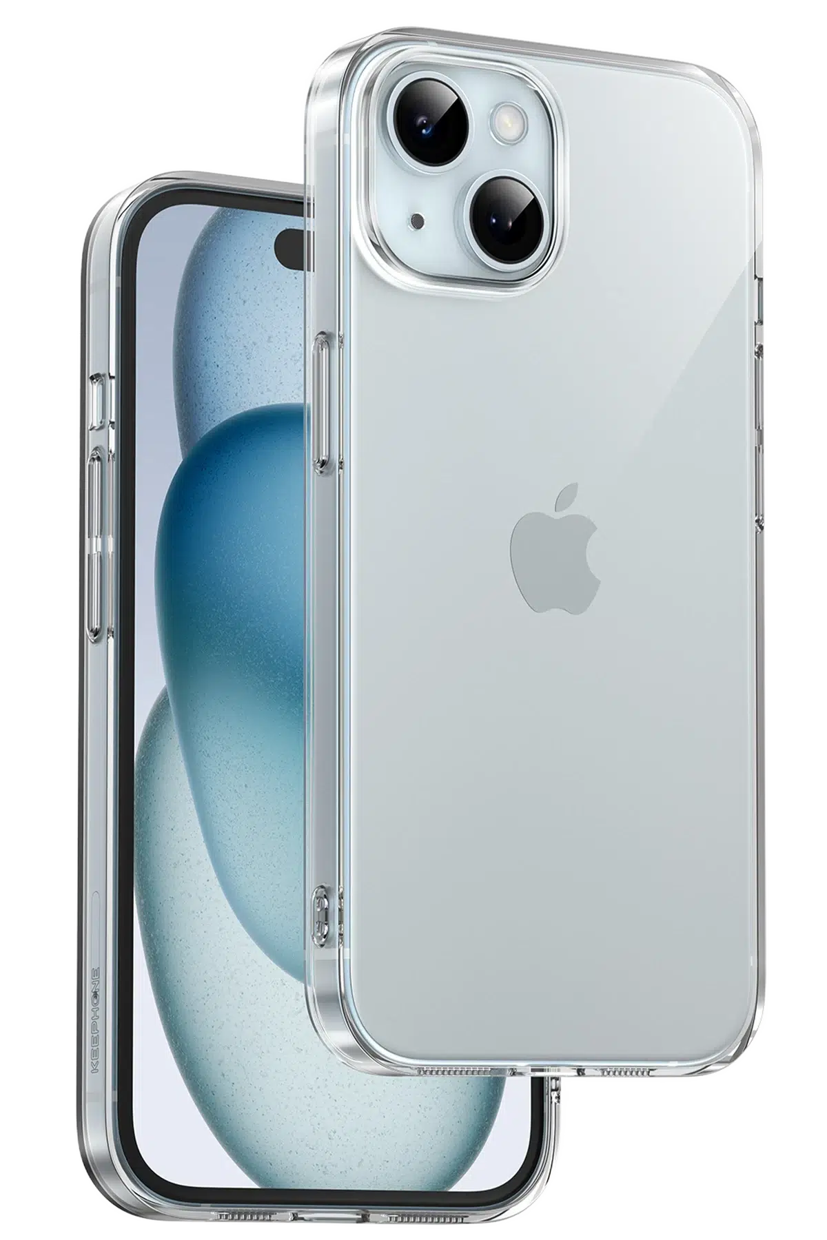 Keephone Apple iPhone 15 X-Crystal Slim Kılıf - Şeffaf