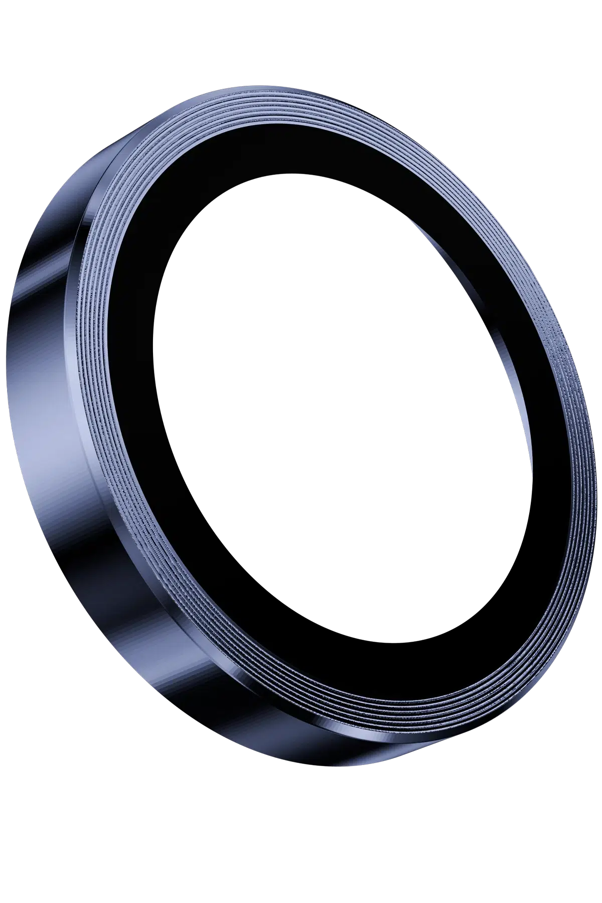 Keephone Apple iPhone 16 3D Spiral Alüminyum AR Kamera Lens Koruyucu - Mavi