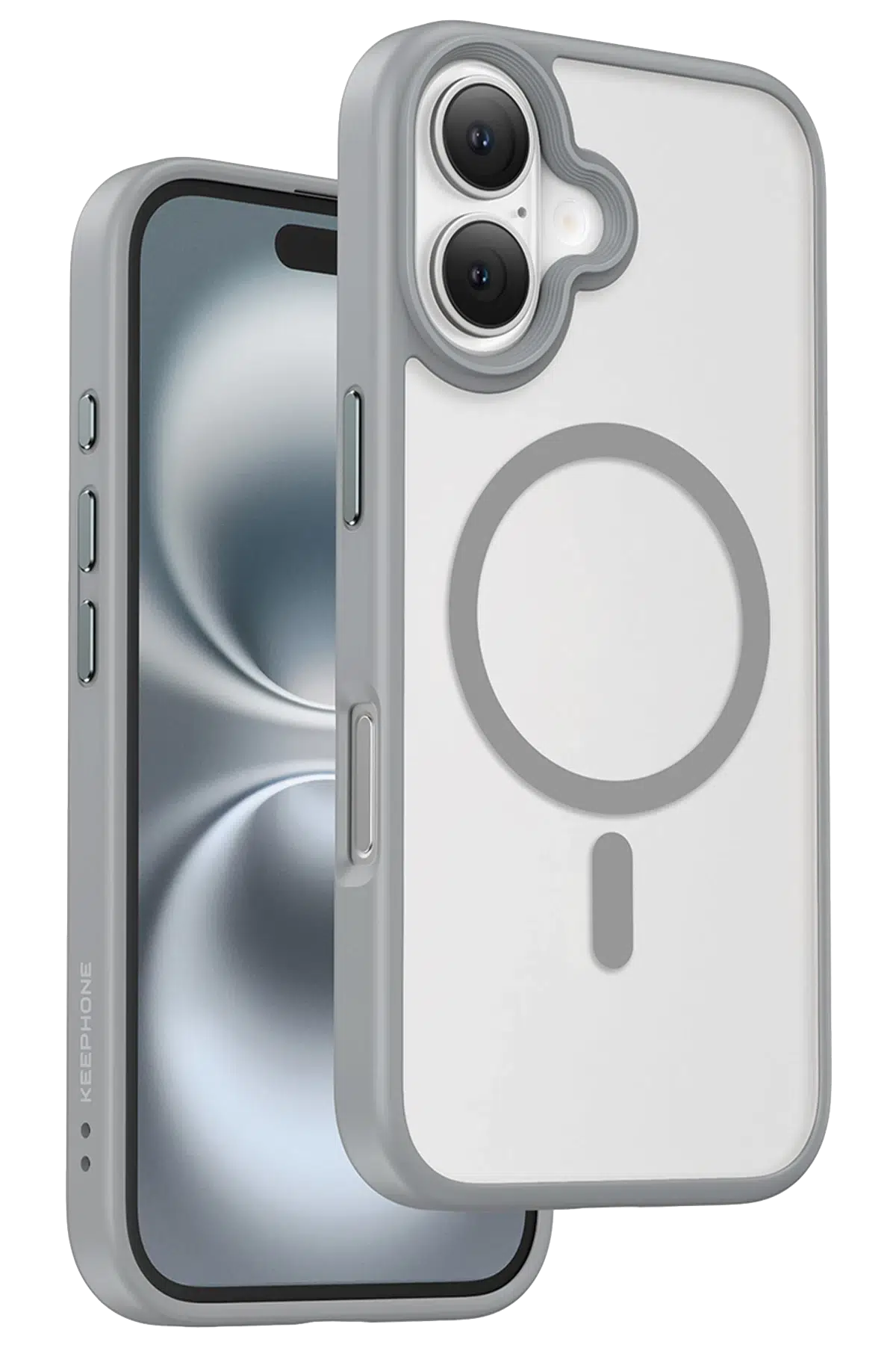 Keephone Apple iPhone 16 Mago Pro Magsafe Kılıf - Natural Titanyum