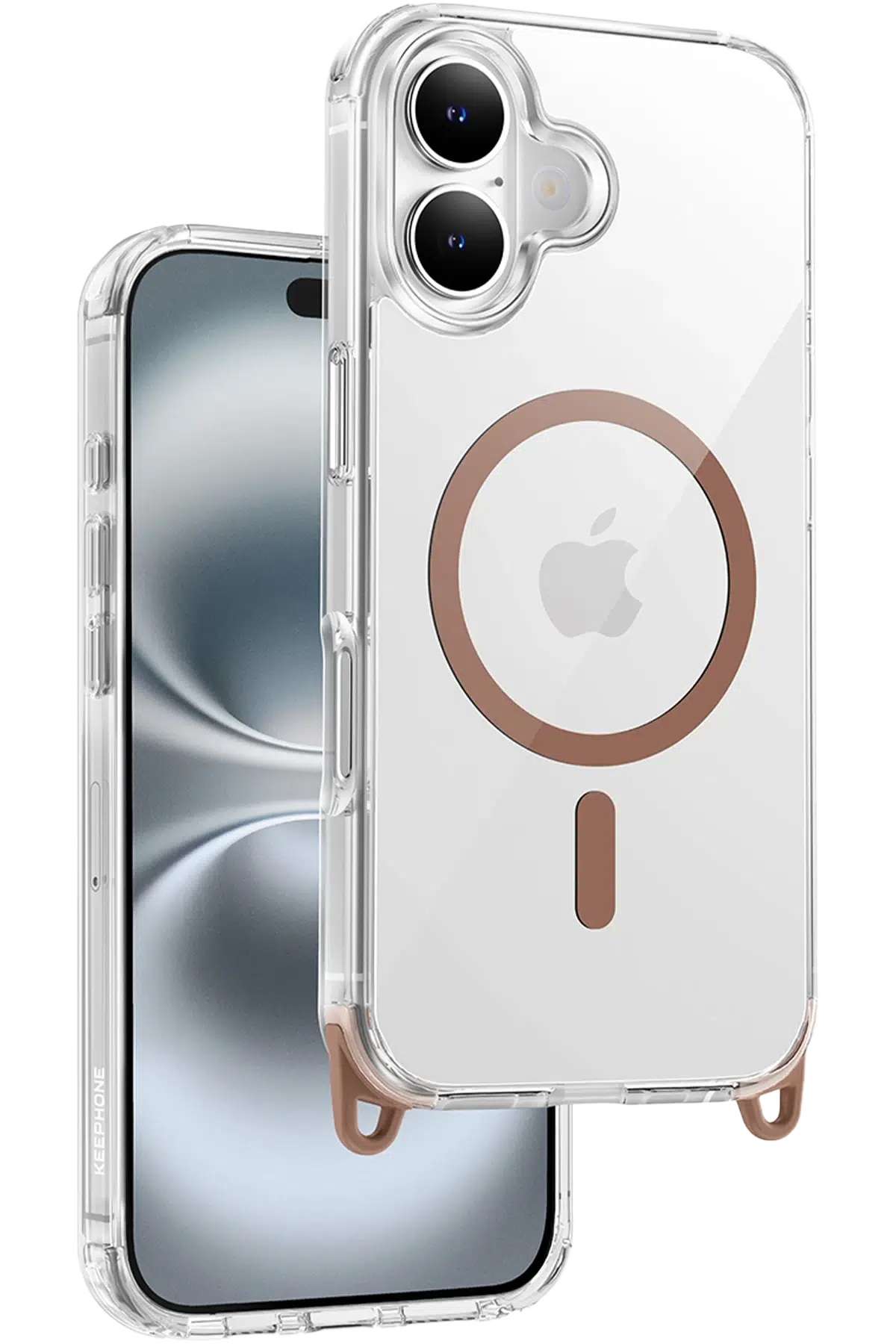 Keephone Apple iPhone 16 MagRock Magsafe Kılıf - Çöl Titanyum