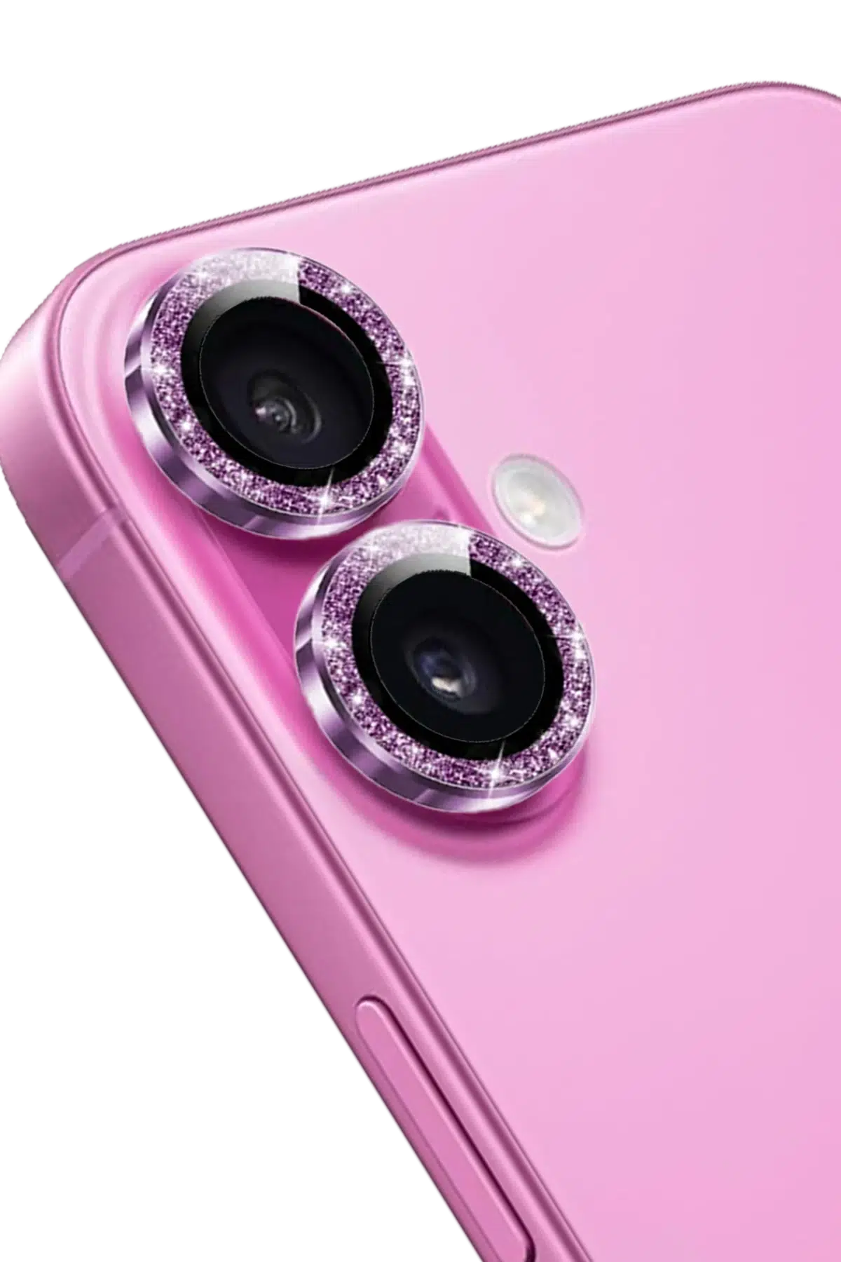Keephone Apple iPhone 16 Maria Simli Kamera Lens Koruyucu - Pembe