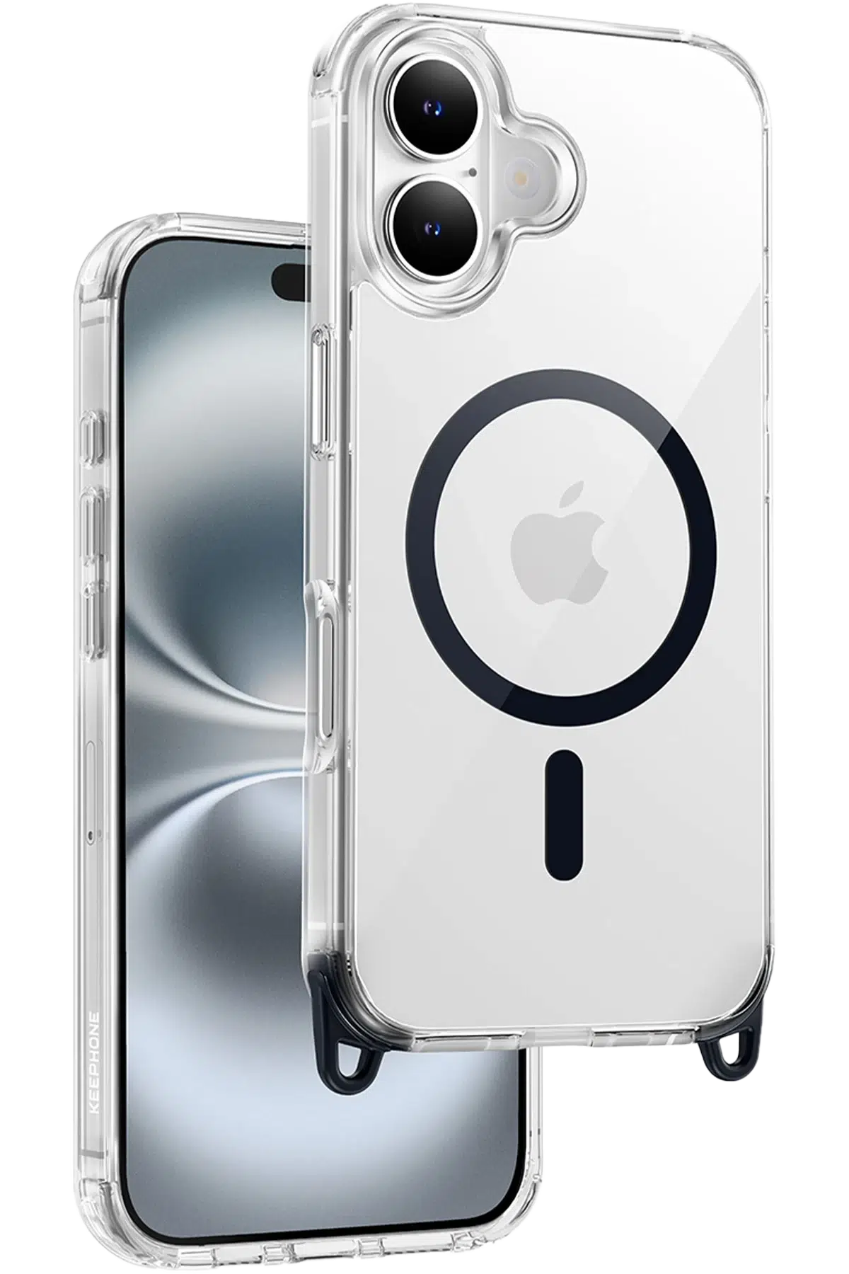 Keephone Apple iPhone 16 Plus MagRock Magsafe Kılıf - Siyah