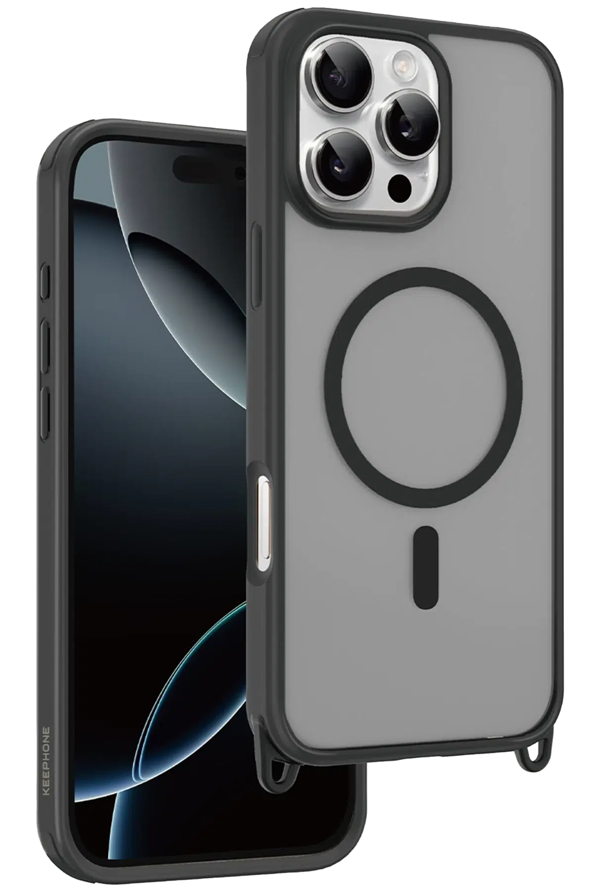 Keephone Apple iPhone 16 Pro MagArmor Magsafe Kılıf - Siyah