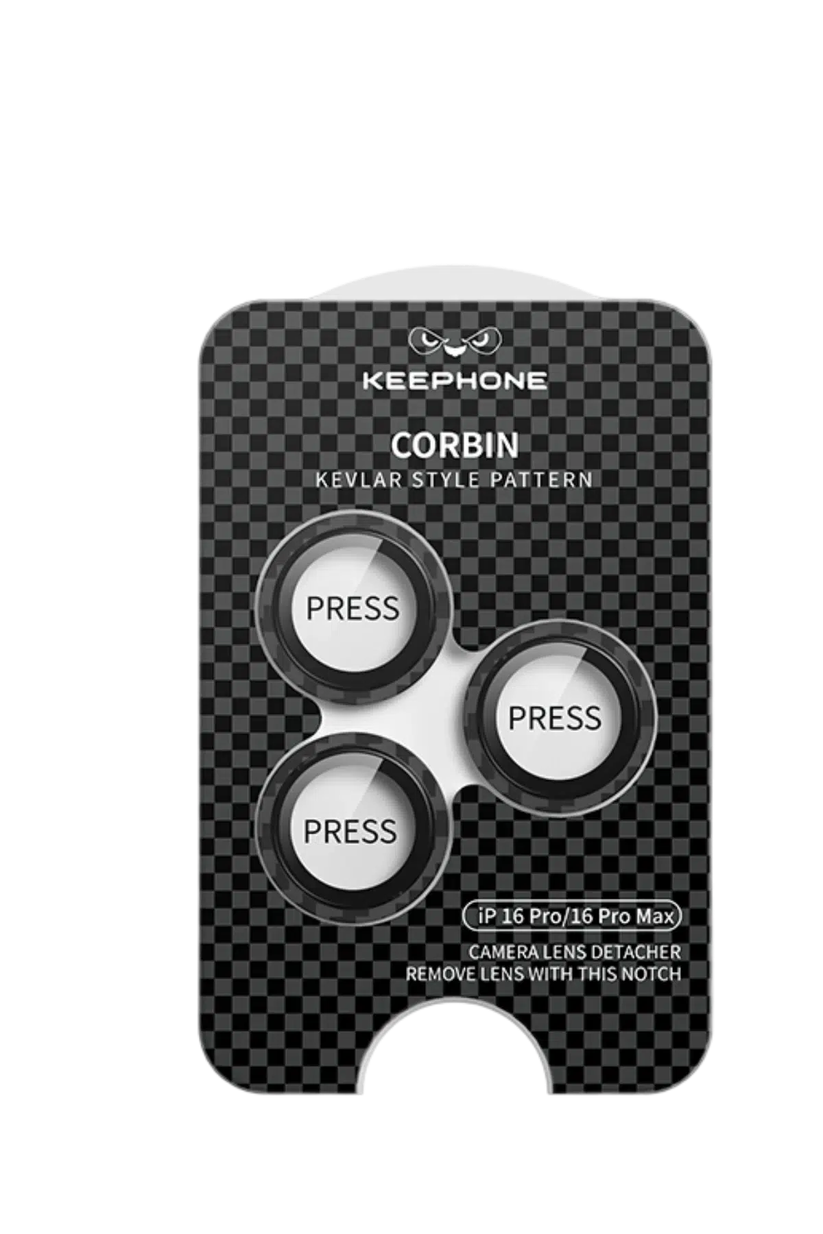 Keephone Apple iPhone 16 Pro Max Corbin Kamera Lens - Siyah