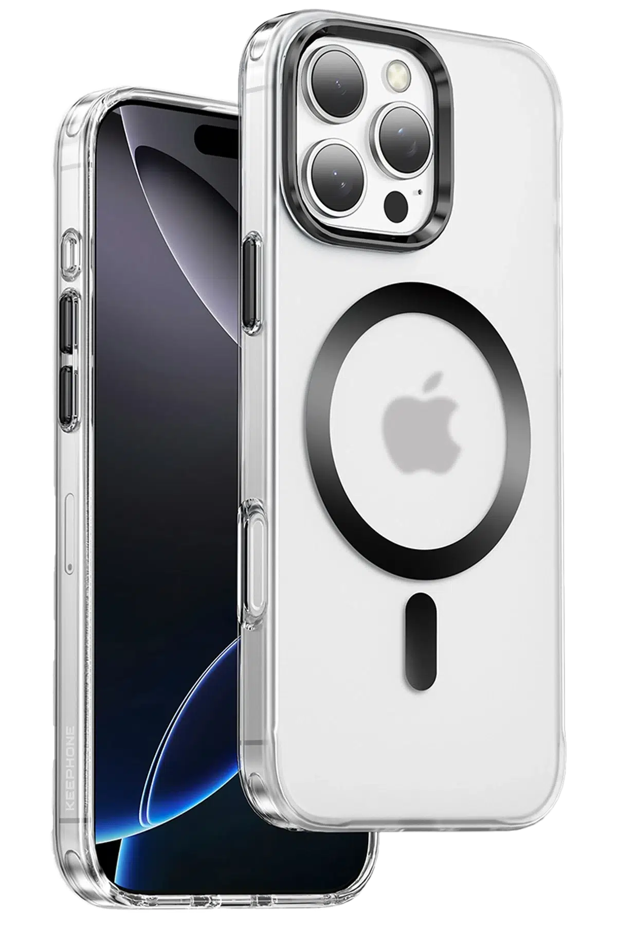 Keephone Apple iPhone 16 Pro Max Dazzle Pro Matte Magsafe Kılıf - Siyah Titanyum