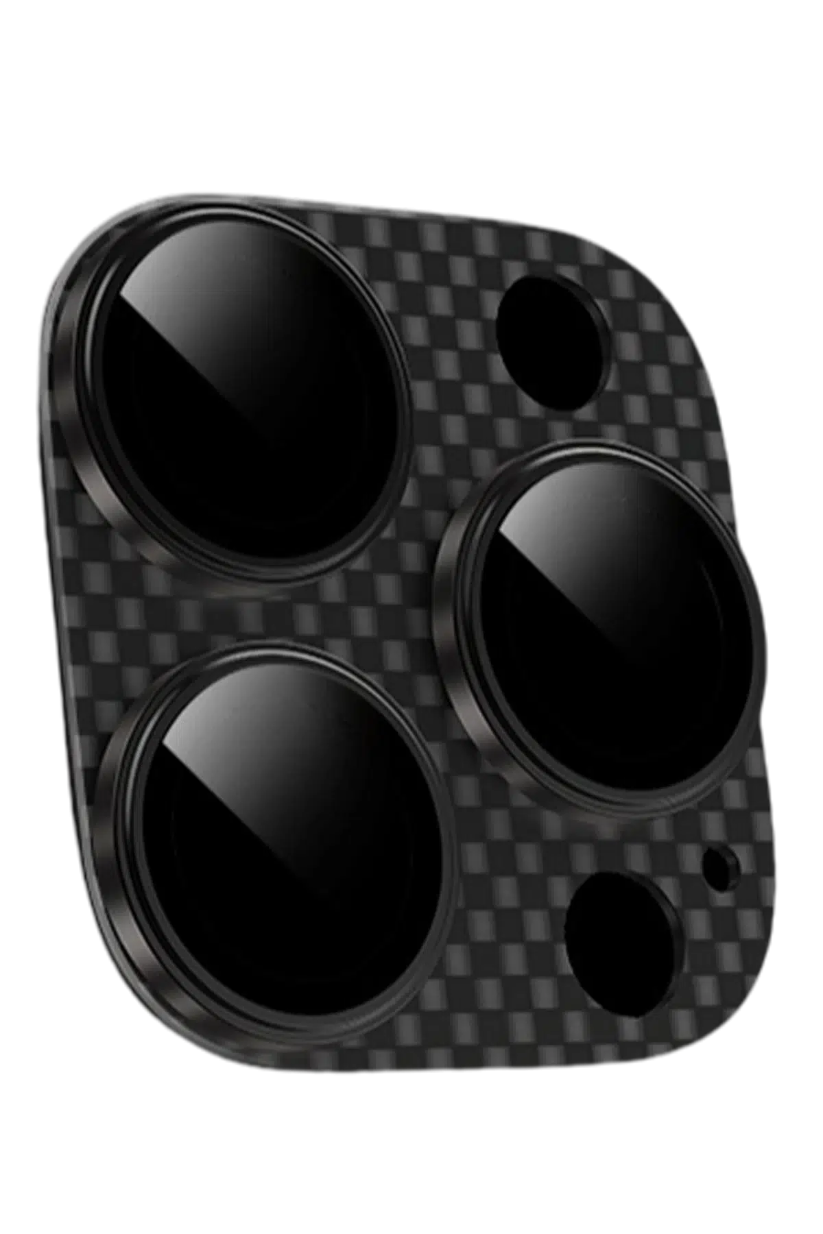 Keephone Apple iPhone 16 Pro Max Kevlar Kamera Lens - Siyah 2