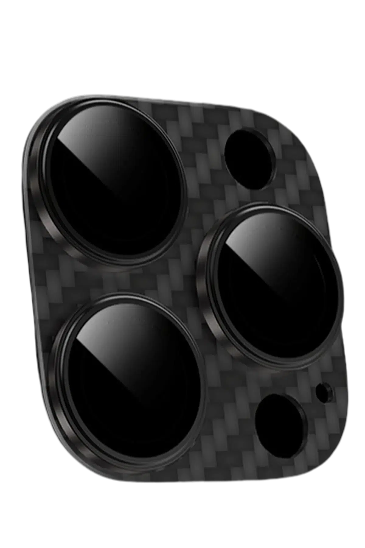 Keephone Apple iPhone 16 Pro Max Kevlar Kamera Lens - Siyah