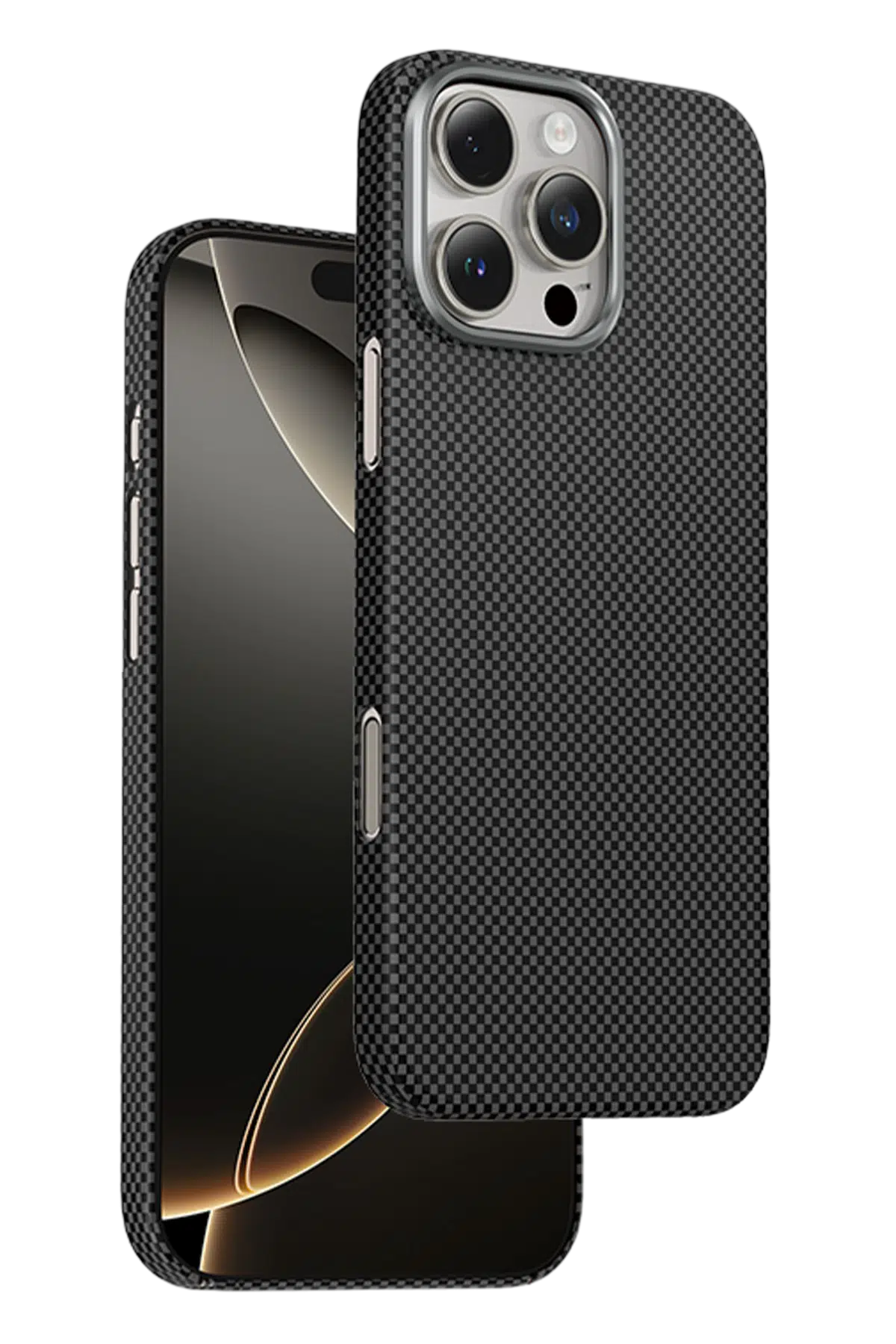 Keephone Apple iPhone 16 Pro Max Kevlar Norra Magsafe Kılıf - Siyah