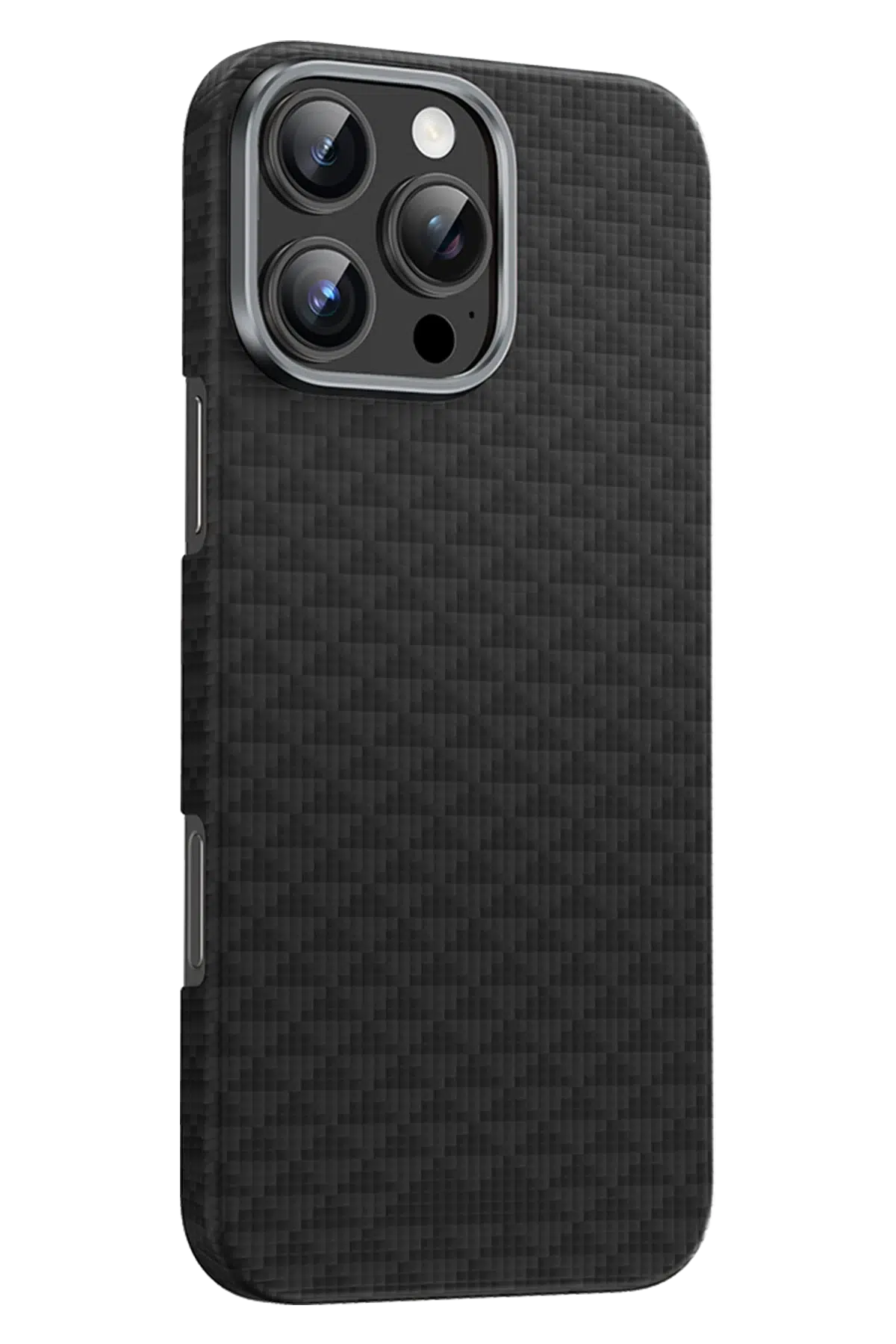 Keephone Apple iPhone 16 Pro Max Kevlar Paris Magsafe Kapak - Siyah