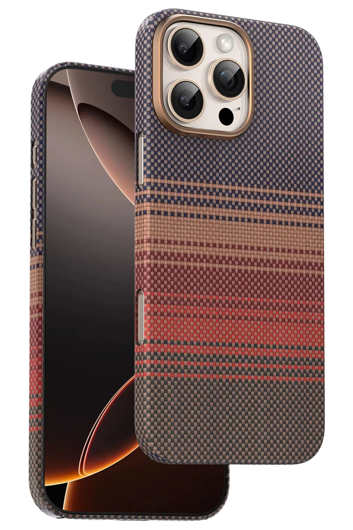 Keephone Apple iPhone 16 Pro Max Kevlar Seanova Magsafe Kılıf - Sunrise