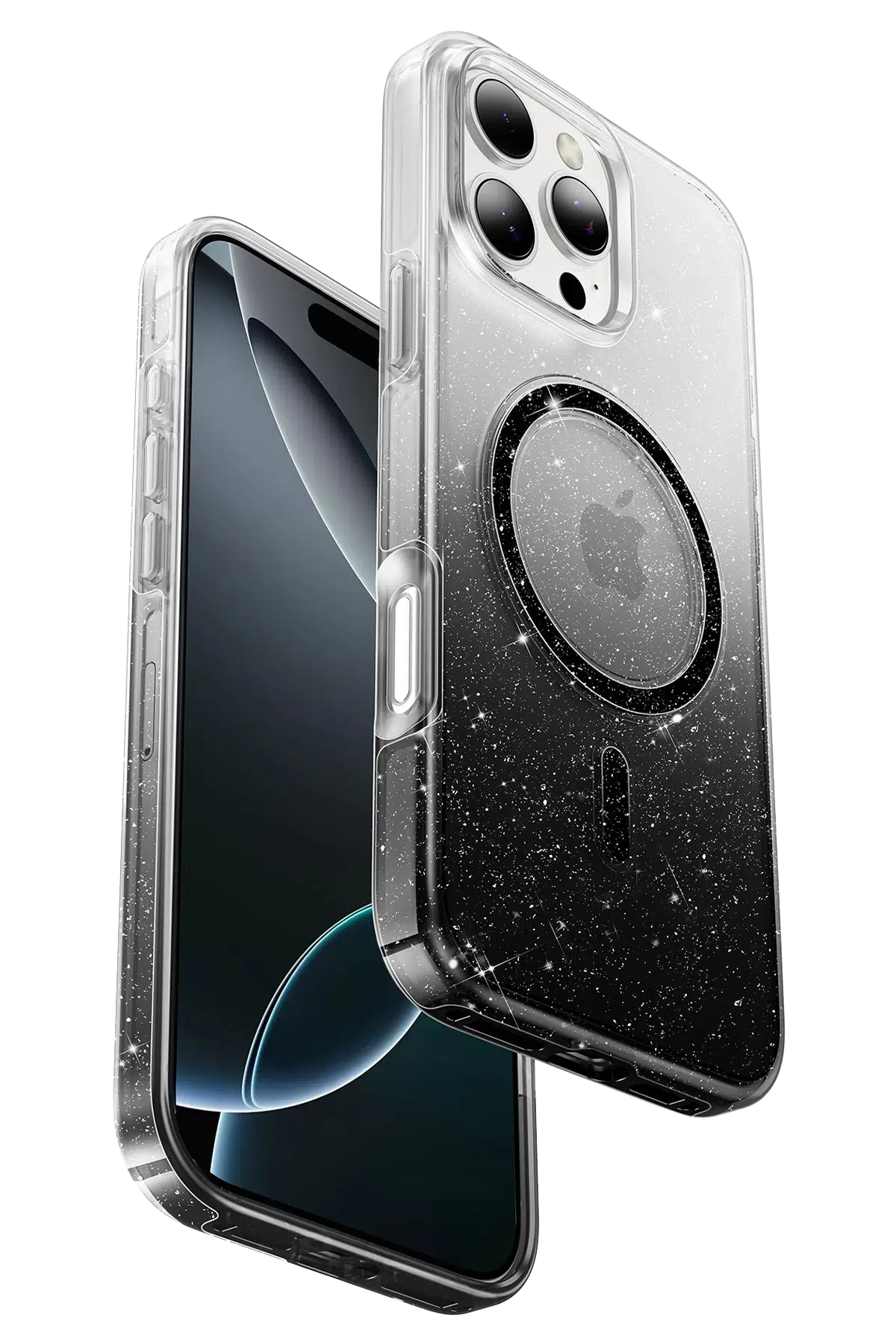 Keephone Apple iPhone 16 Pro Max Lillian Simli Magsafe Kılıf - Siyah