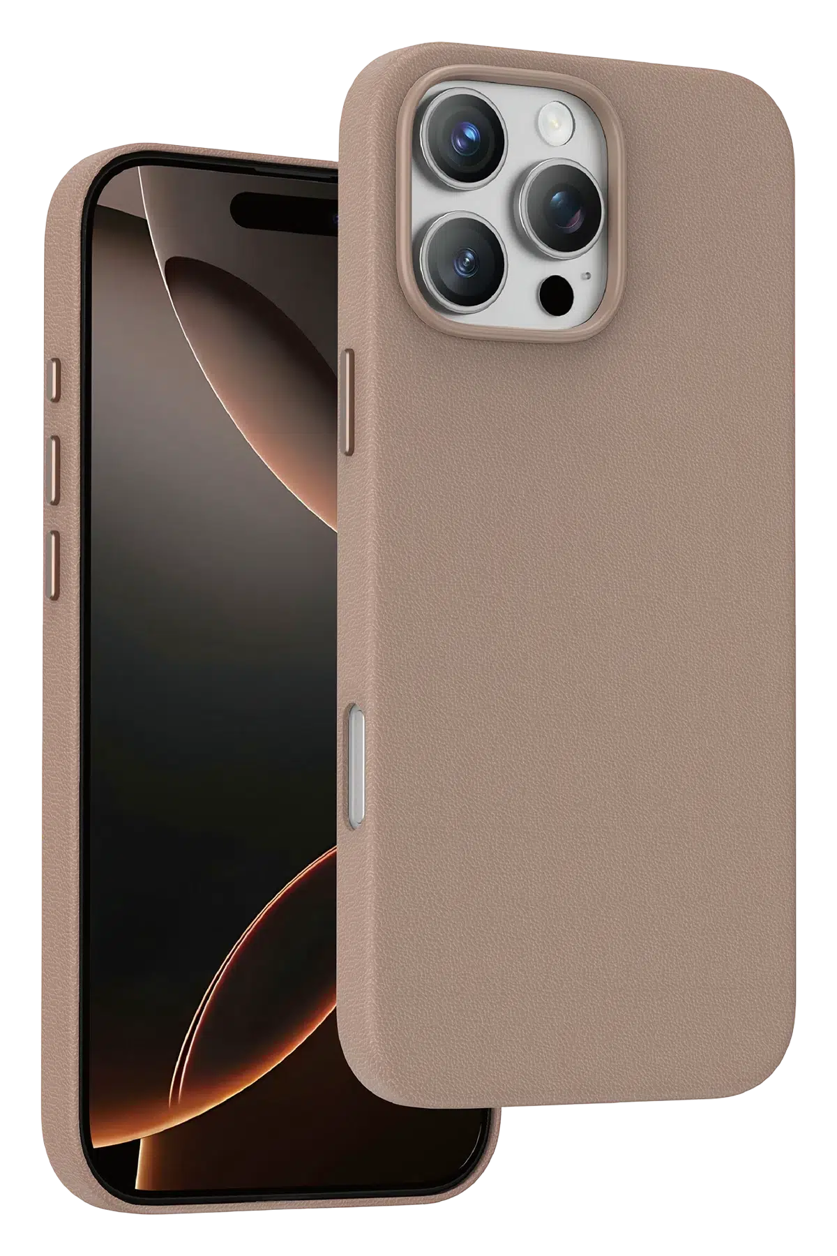 Keephone Apple iPhone 16 Pro Max Peekaboo Magsafe Kapak - Çöl Titanyum