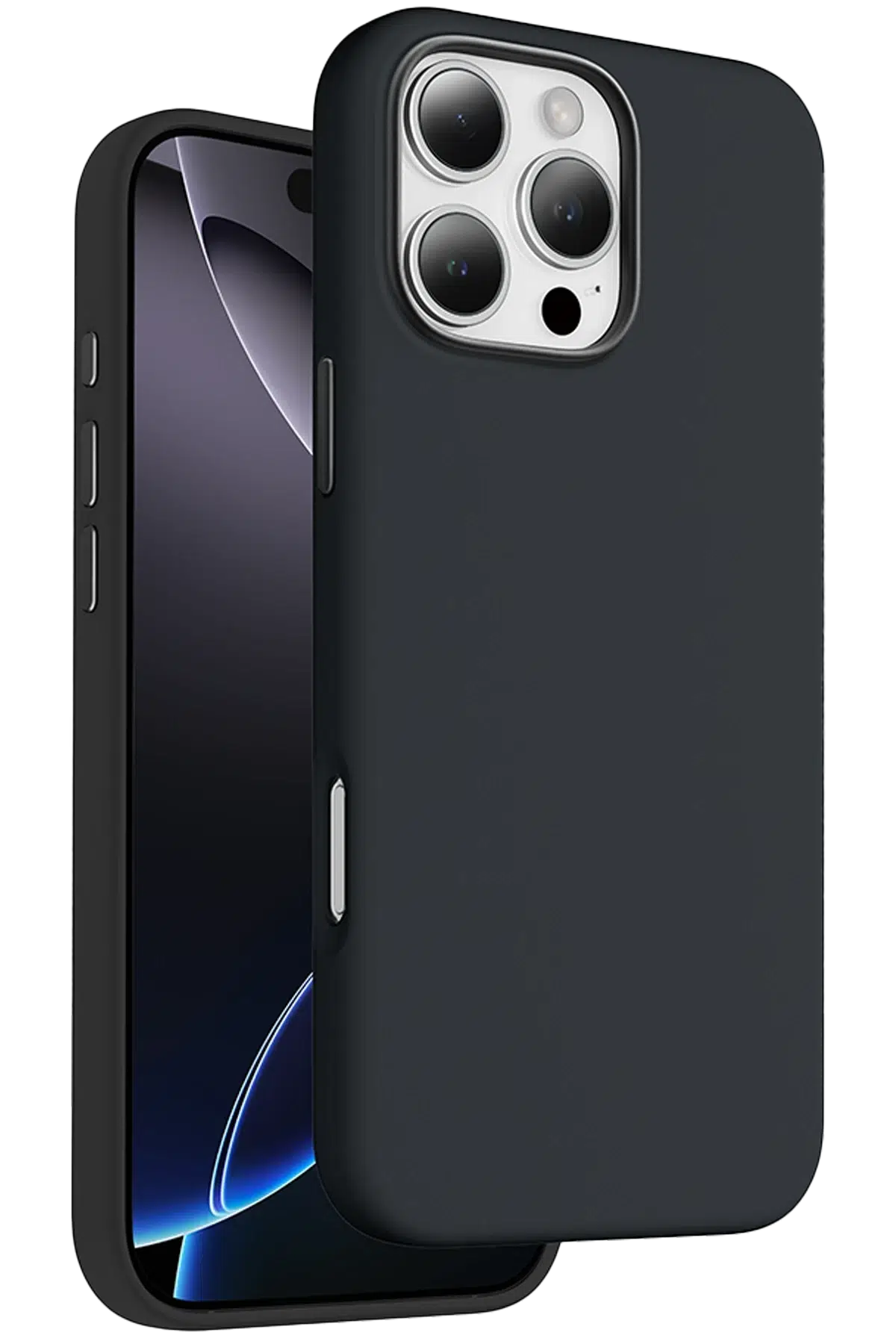 Keephone Apple iPhone 16 Pro Max Rosana Silikon Kılıf - Siyah