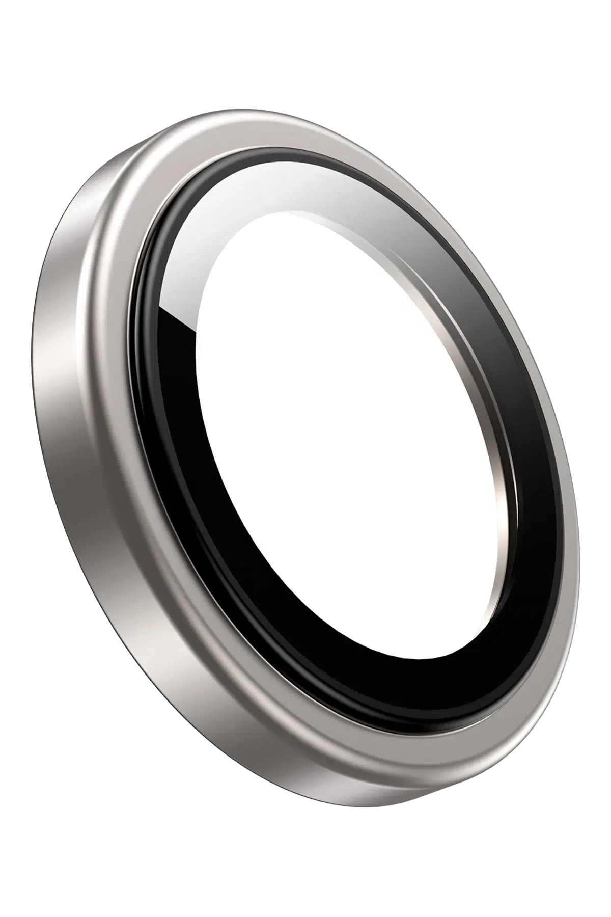 Keephone Apple iPhone 16 Pro Max Silikon Metal Kamera Lens Koruyucu - Natural Grey