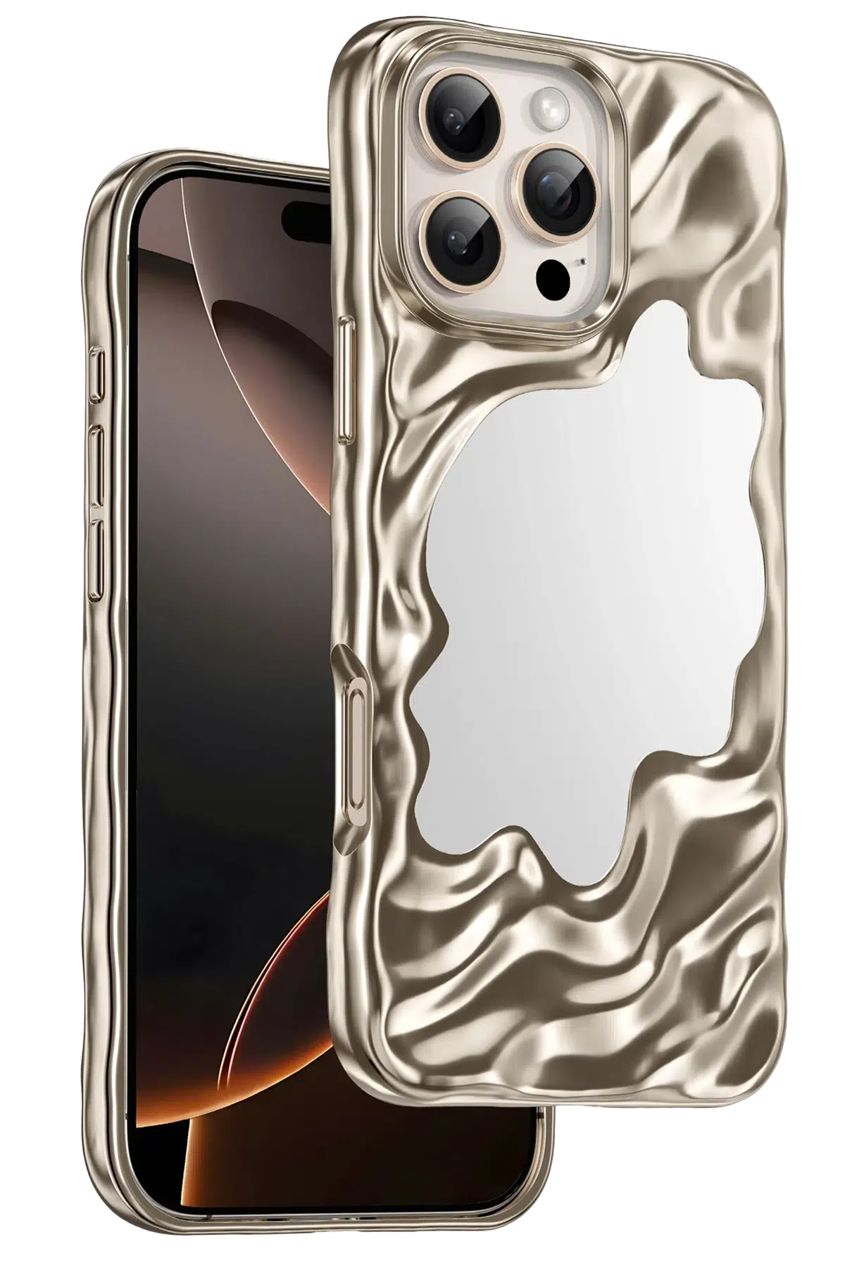 Keephone Apple iPhone 16 Pro Max Surya Magsafe Kılıf - Gold