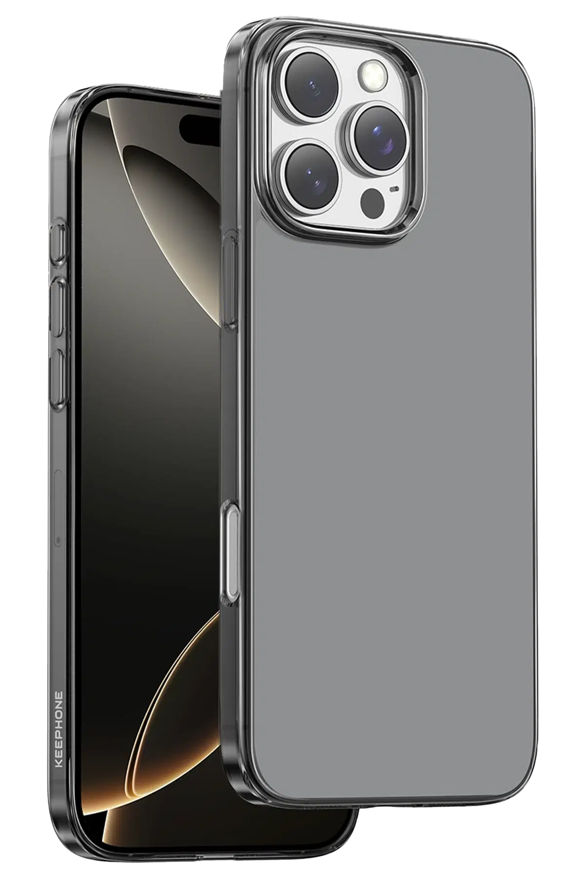 Keephone Apple iPhone 16 Pro Max X-Crystal Slim Kılıf - Siyah