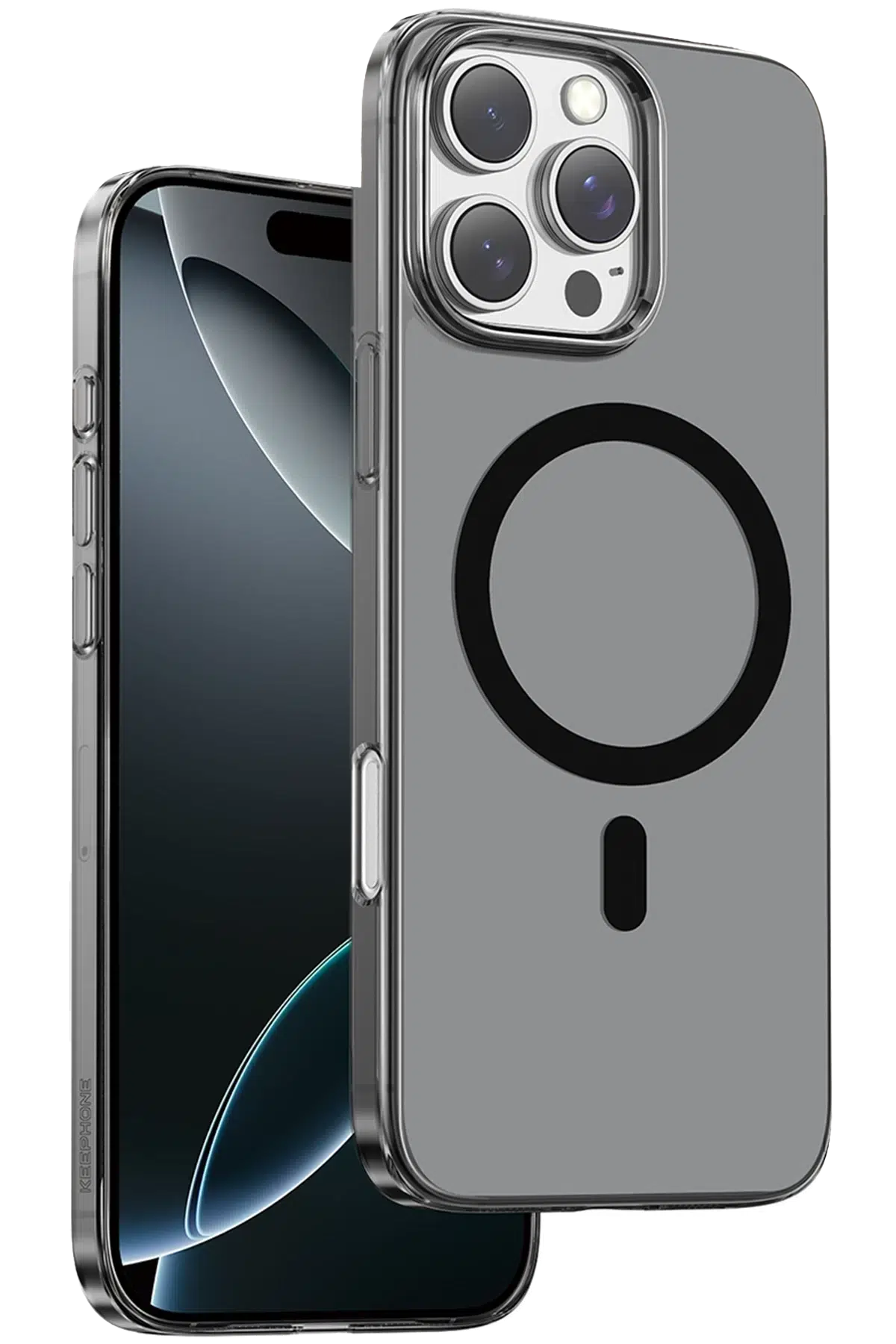 Keephone Apple iPhone 16 Pro Max X-Crystal Slim Magsafe Kılıf - Siyah