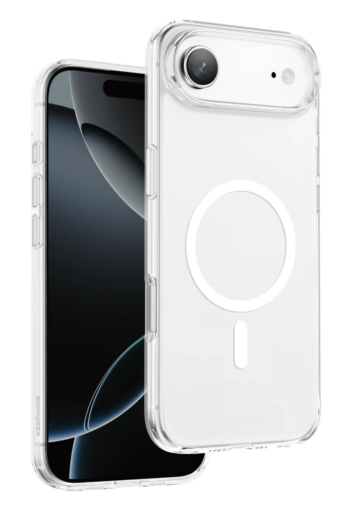 Keephone Apple iPhone 17 Air Hybrid Pro Magsafe Kılıf - Şeffaf