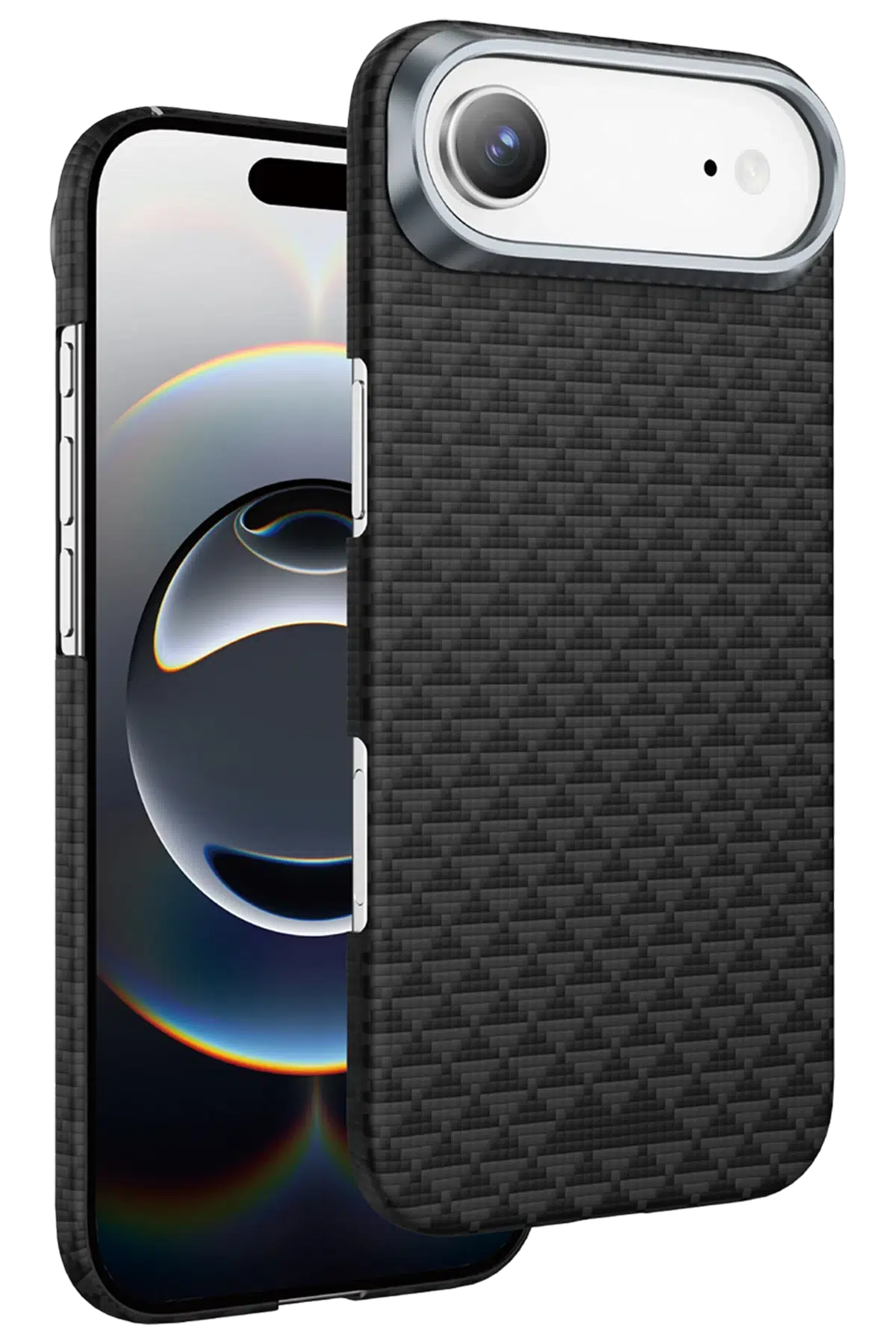 Keephone Apple iPhone 17 Air Kevlar Paris Magsafe Kapak - Siyah