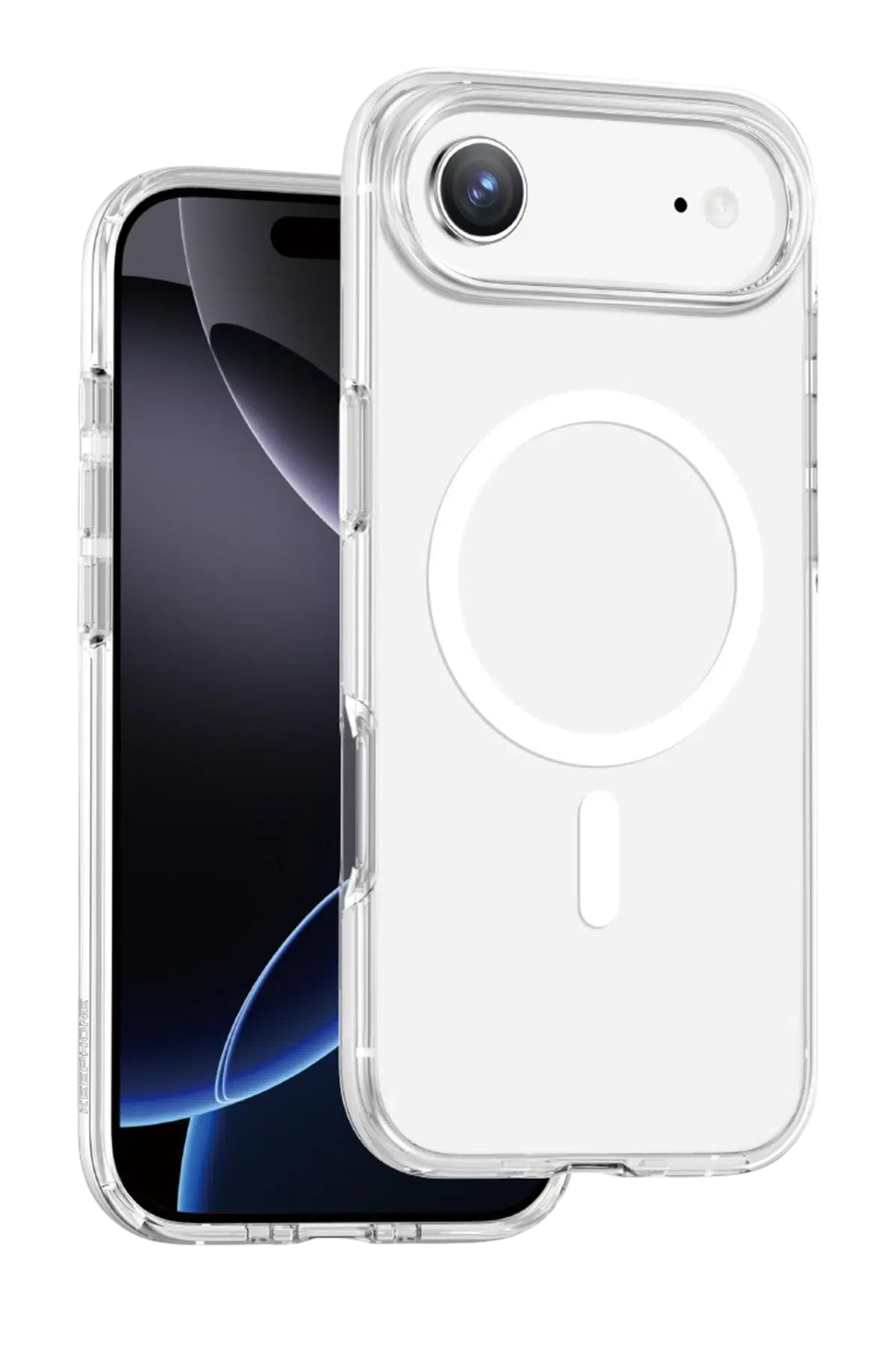 Keephone Apple iPhone 17 Air Non Yellow Şeffaf Magsafe Kılıf - Şeffaf