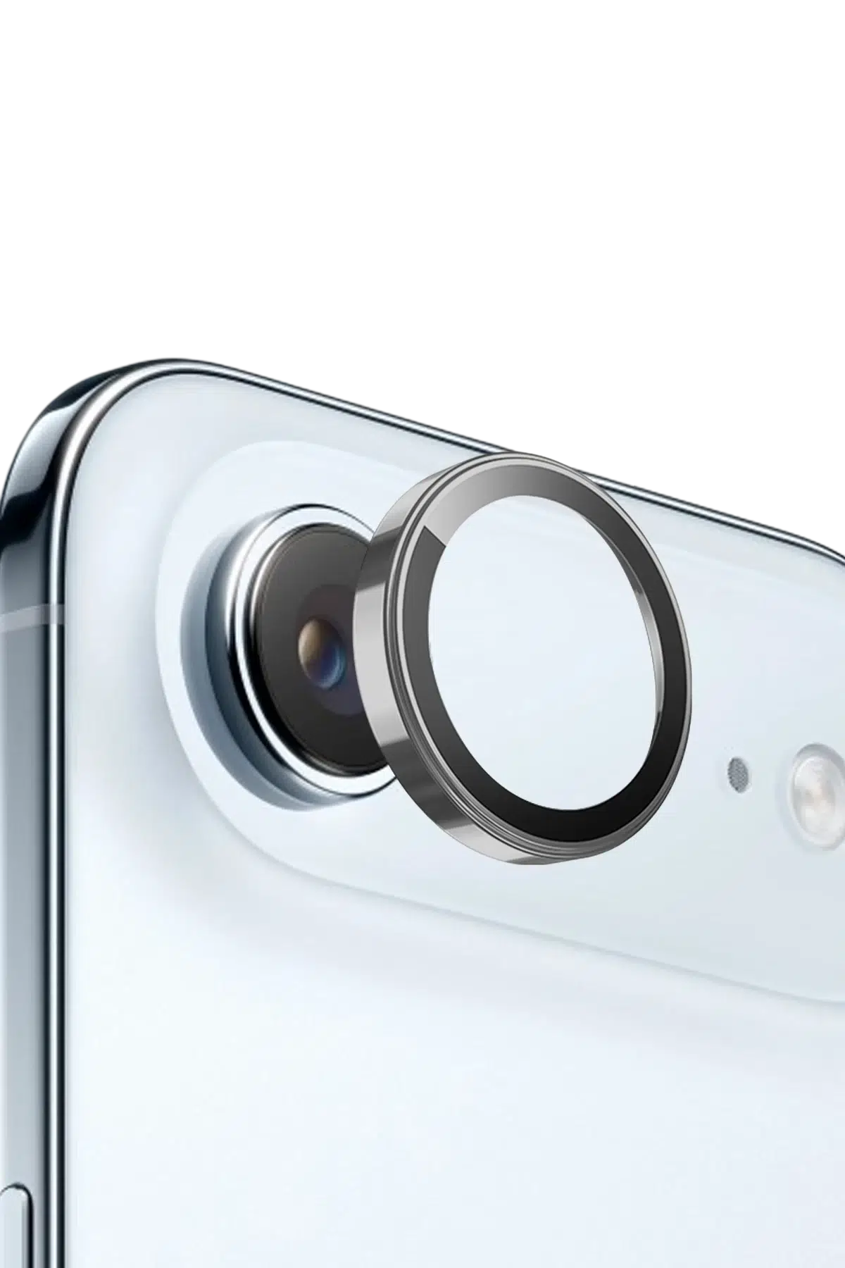 Keephone Apple iPhone 17 Air Sapphire PVD Kamera Lens - Gri