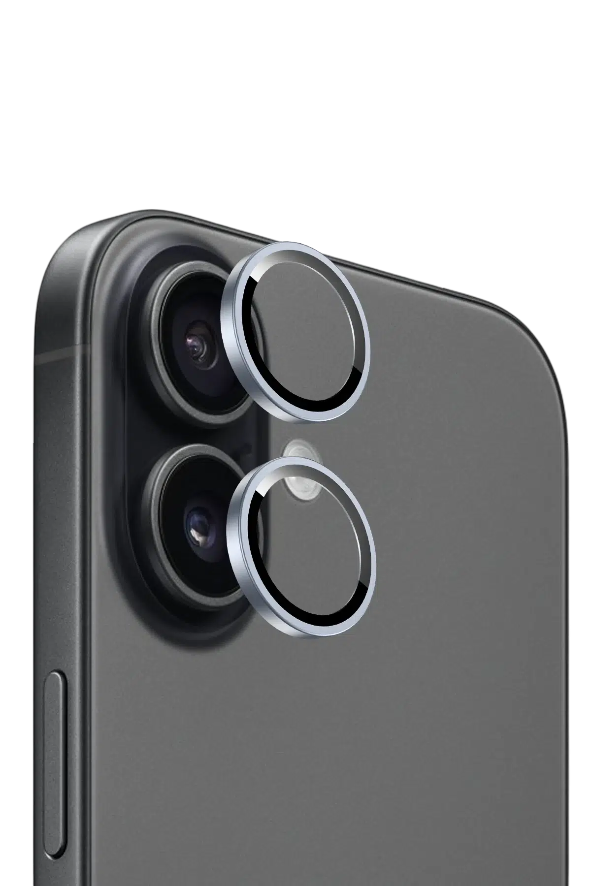 Keephone Apple iPhone 17 Bright PVD Metal Kamera Lens - Mavi