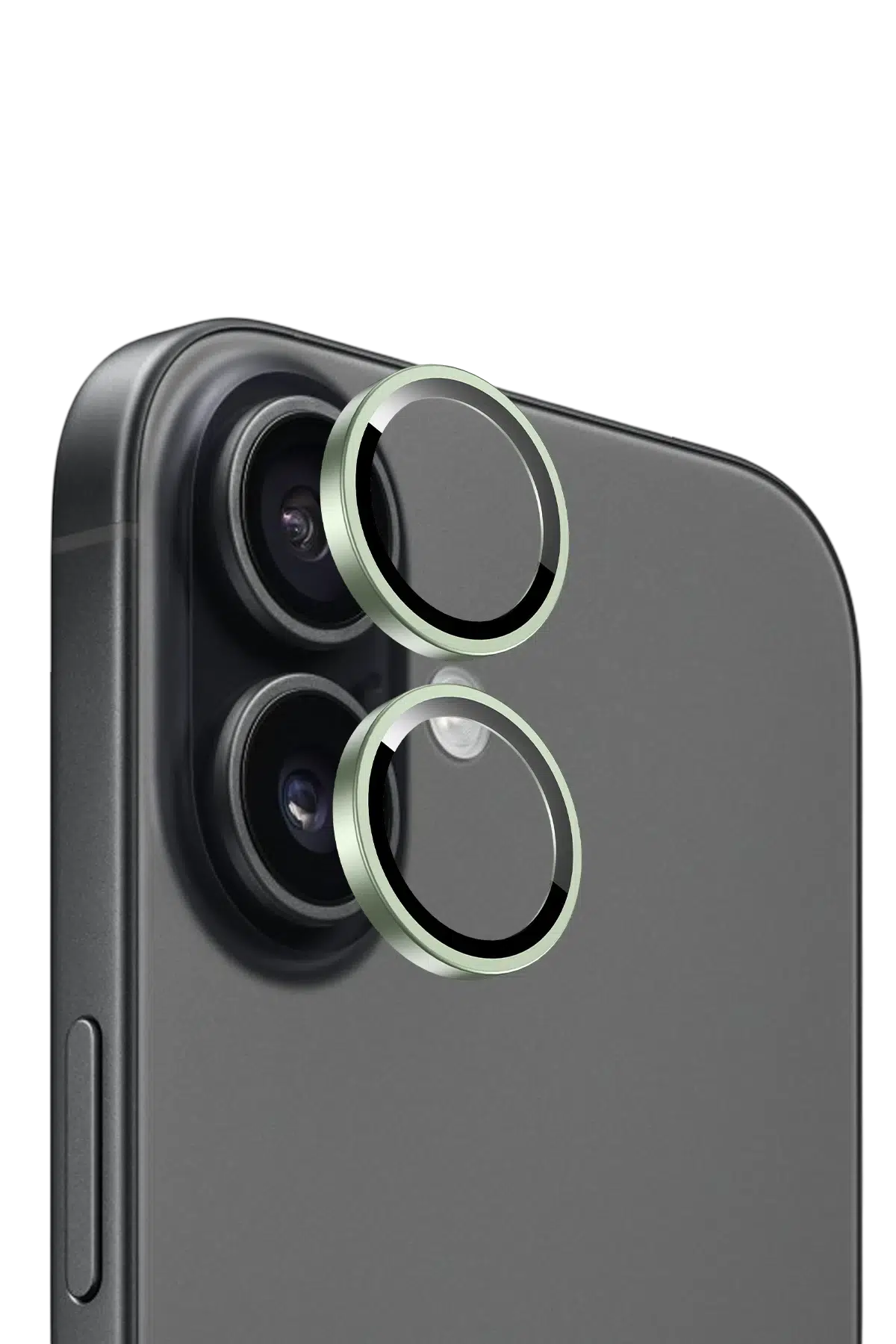 Keephone Apple iPhone 17 Bright PVD Metal Kamera Lens - Yeşil