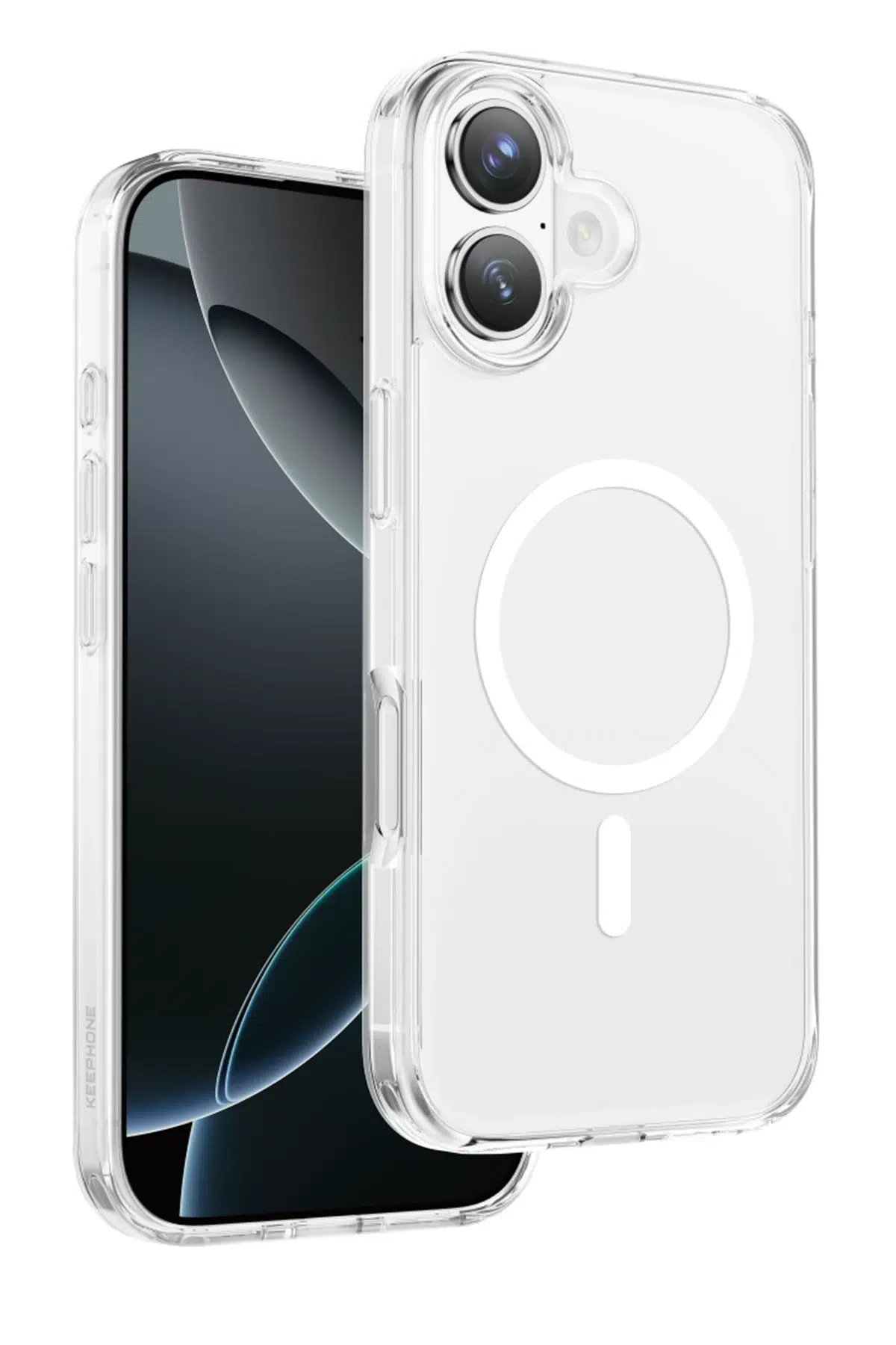 Keephone Apple iPhone 17 Hybrid Pro Magsafe Kılıf - Şeffaf