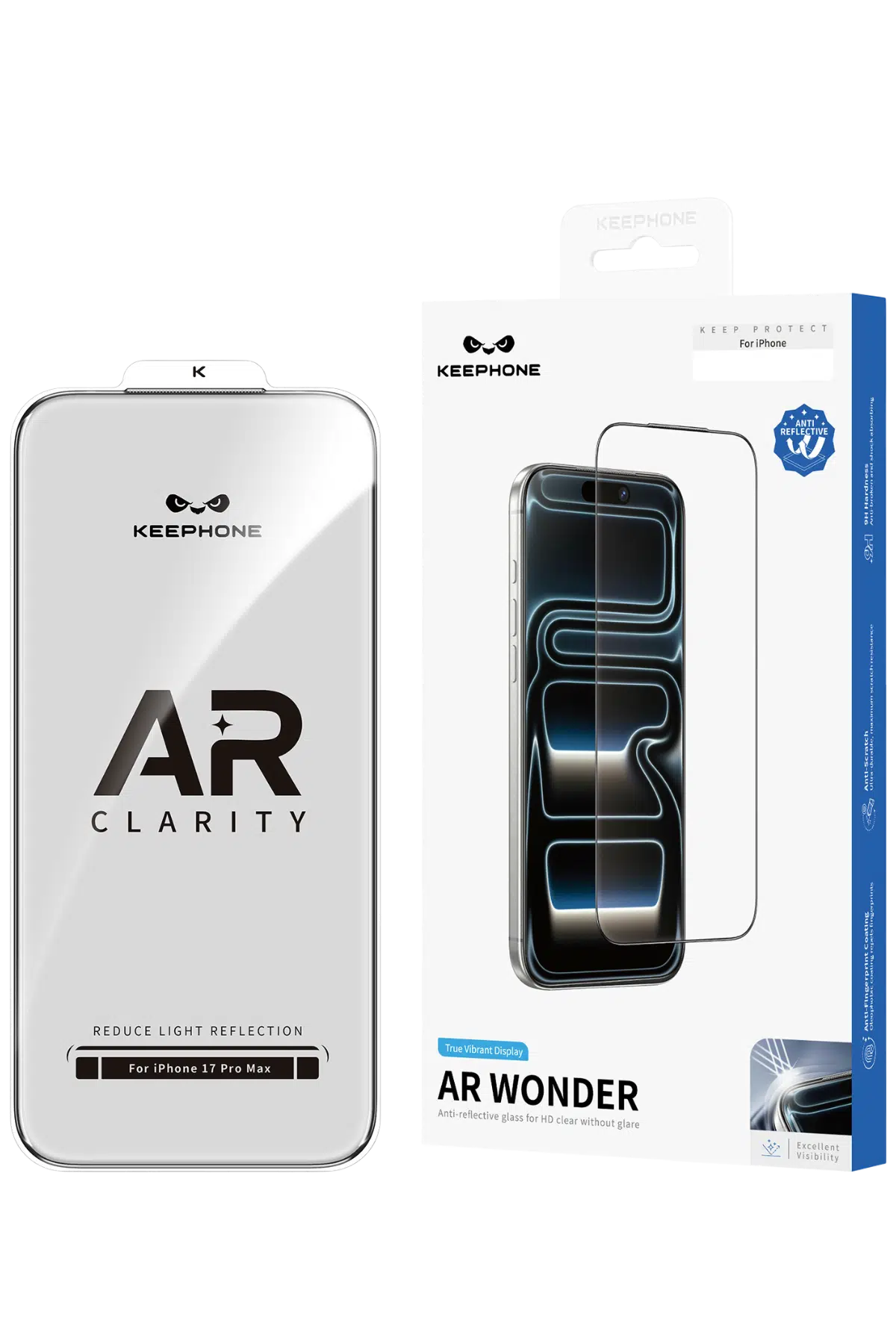 Keephone Apple iPhone 17 Pro Max AR Wonder Cam Ekran Koruyucu - Şeffaf