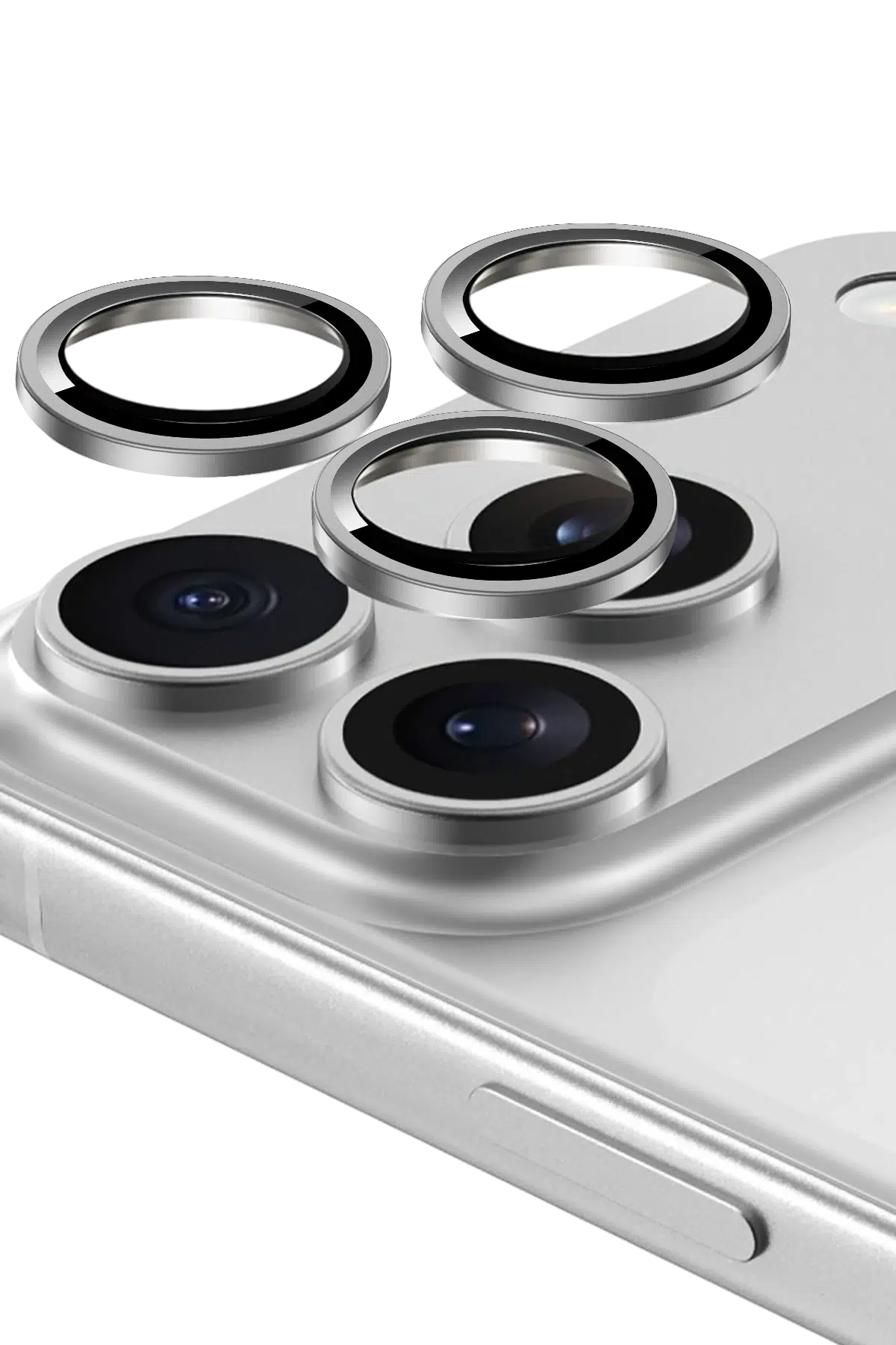 Keephone Apple iPhone 17 Pro Max Bright PVD Metal Kamera Lens - Natural Grey