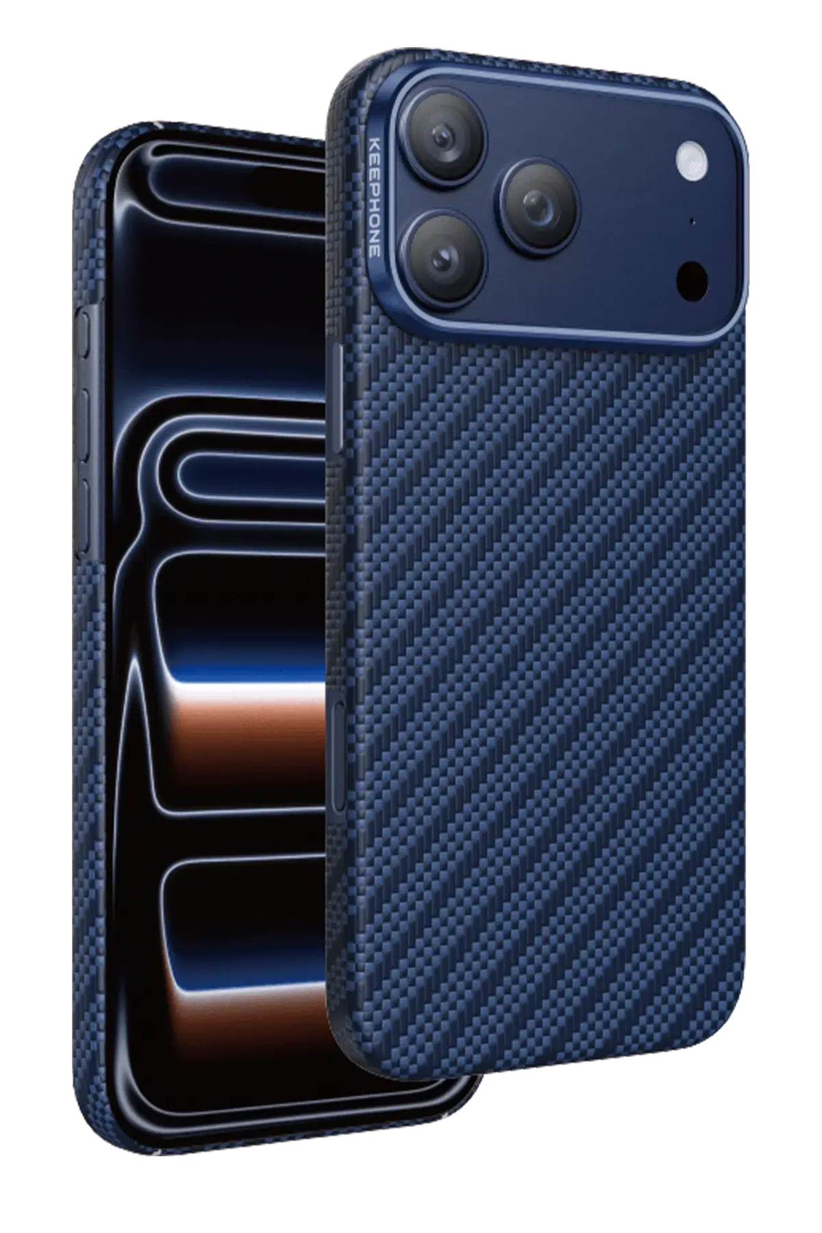 Keephone Apple iPhone 17 Pro Max Kevlar Robin Magsafe Kılıf - Lacivert