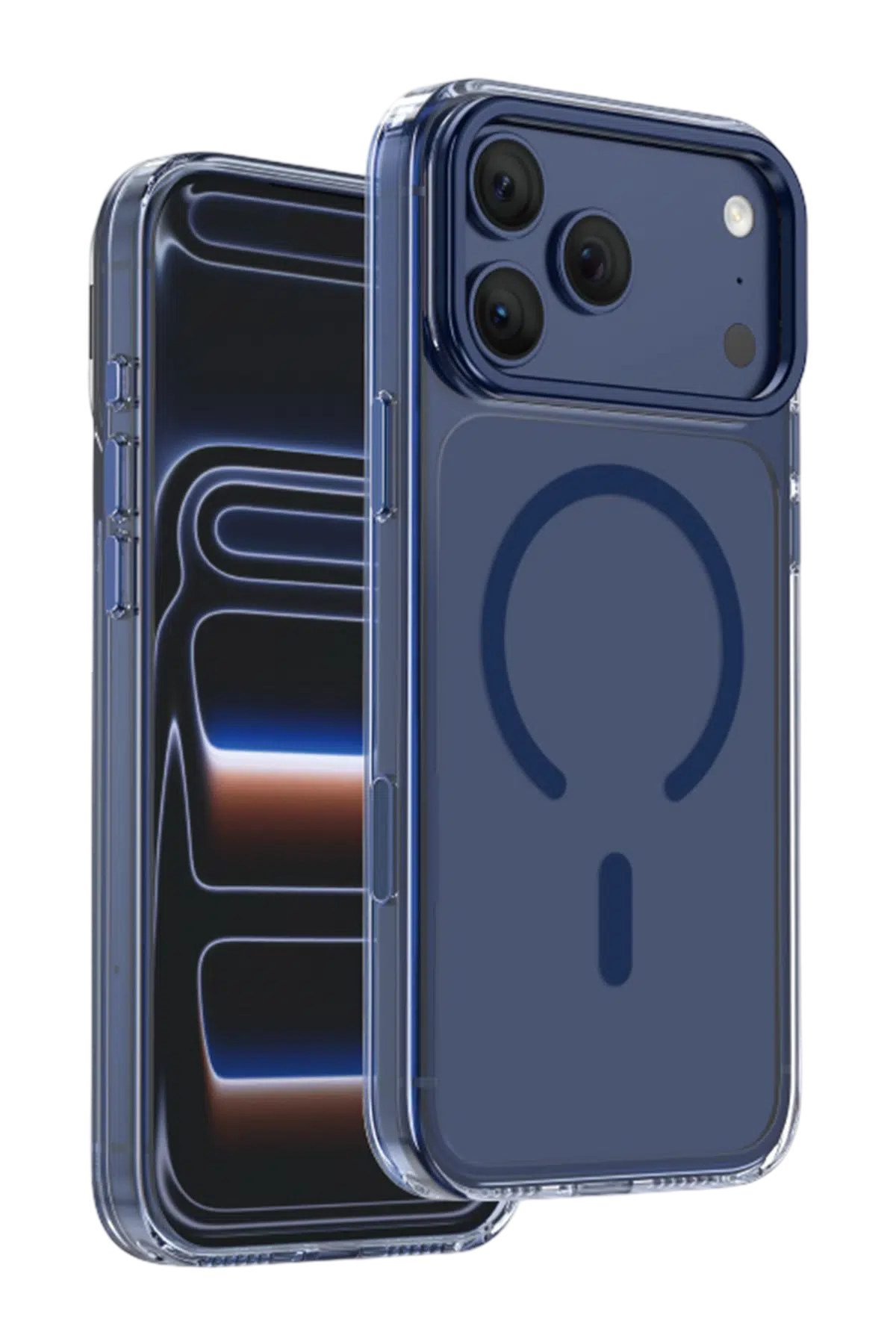 Keephone Apple iPhone 17 Pro Max Magicam Standlı Magsafe Kapak - Lacivert