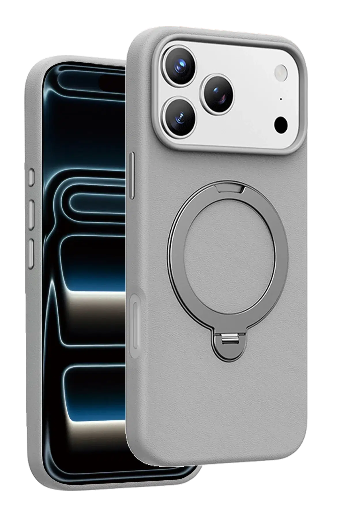 Keephone Apple iPhone 17 Pro Max Mehold Standlı Magsafe Kapak - Gri