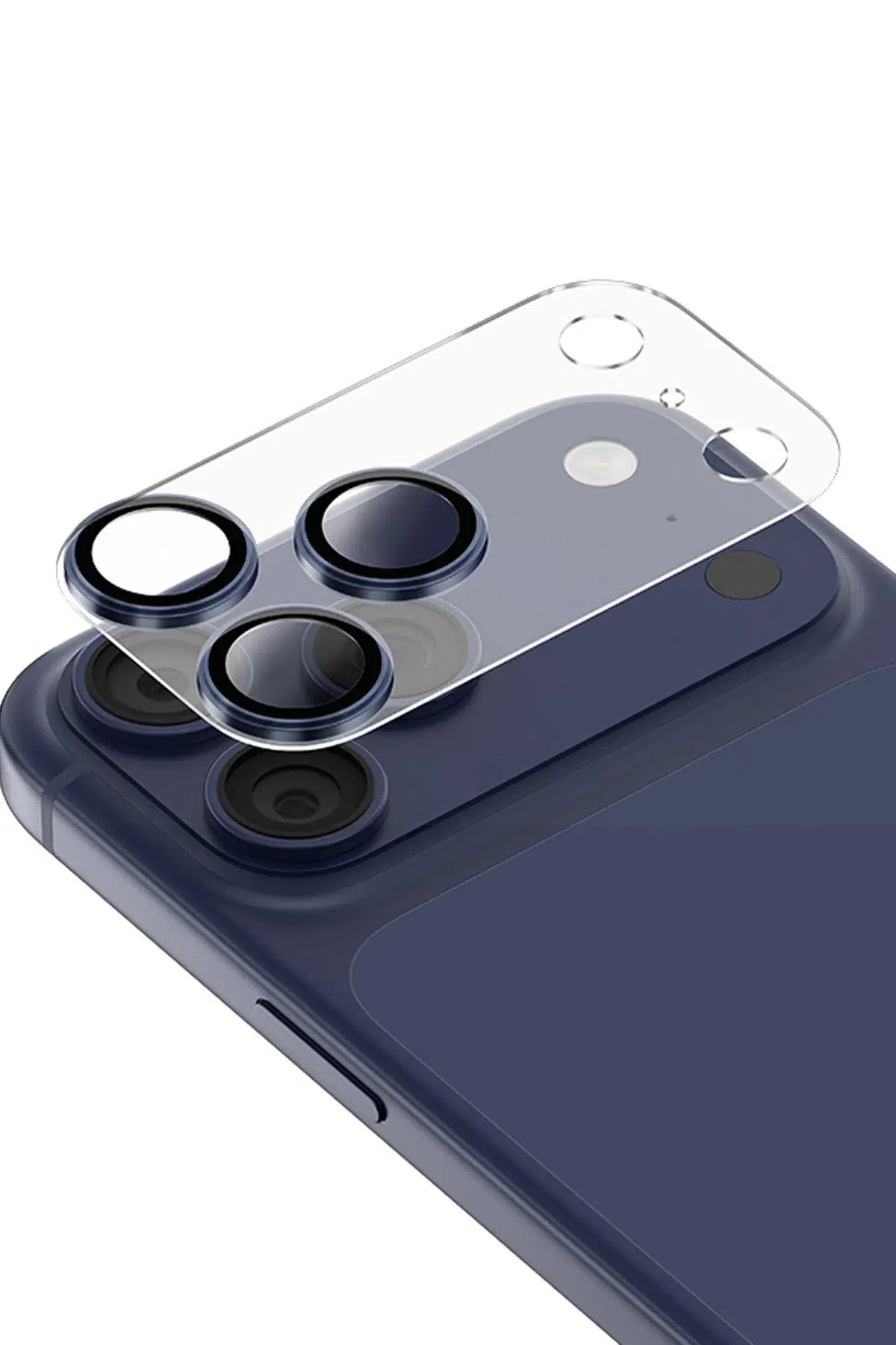 Keephone Apple iPhone 17 Pro Max Reggio Kamera Lens - Lacivert
