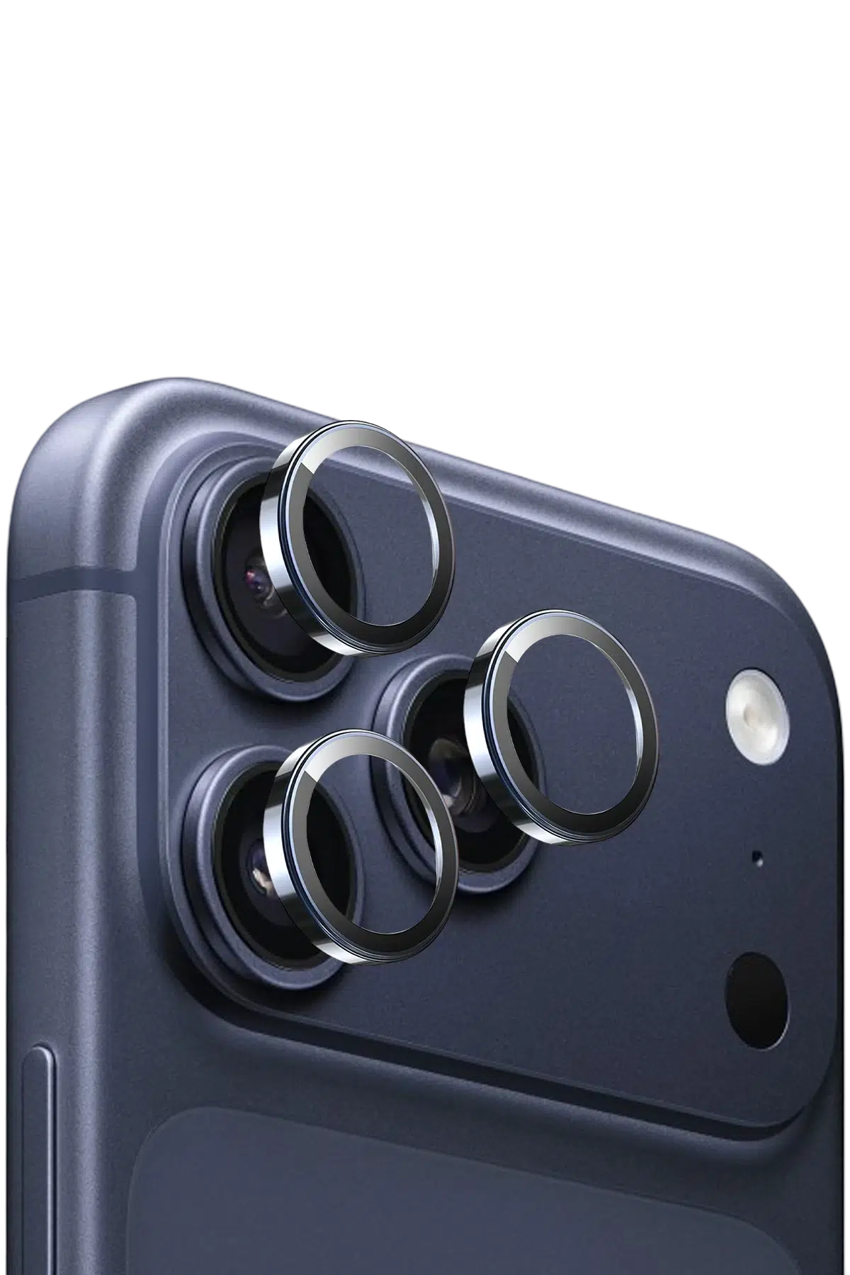 Keephone Apple iPhone 17 Pro Max Sapphire PVD Kamera Lens - Lacivert