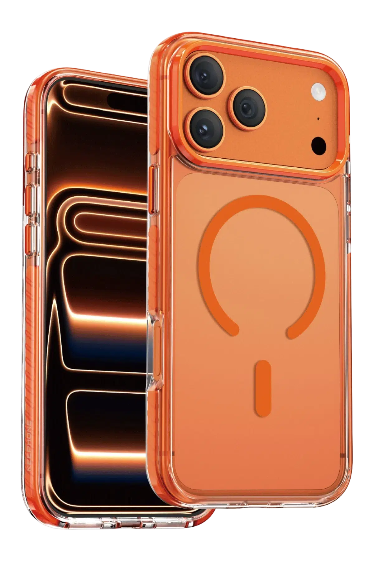 Keephone Apple iPhone 17 Pro Max Shockstar Magsafe Kapak - Turuncu