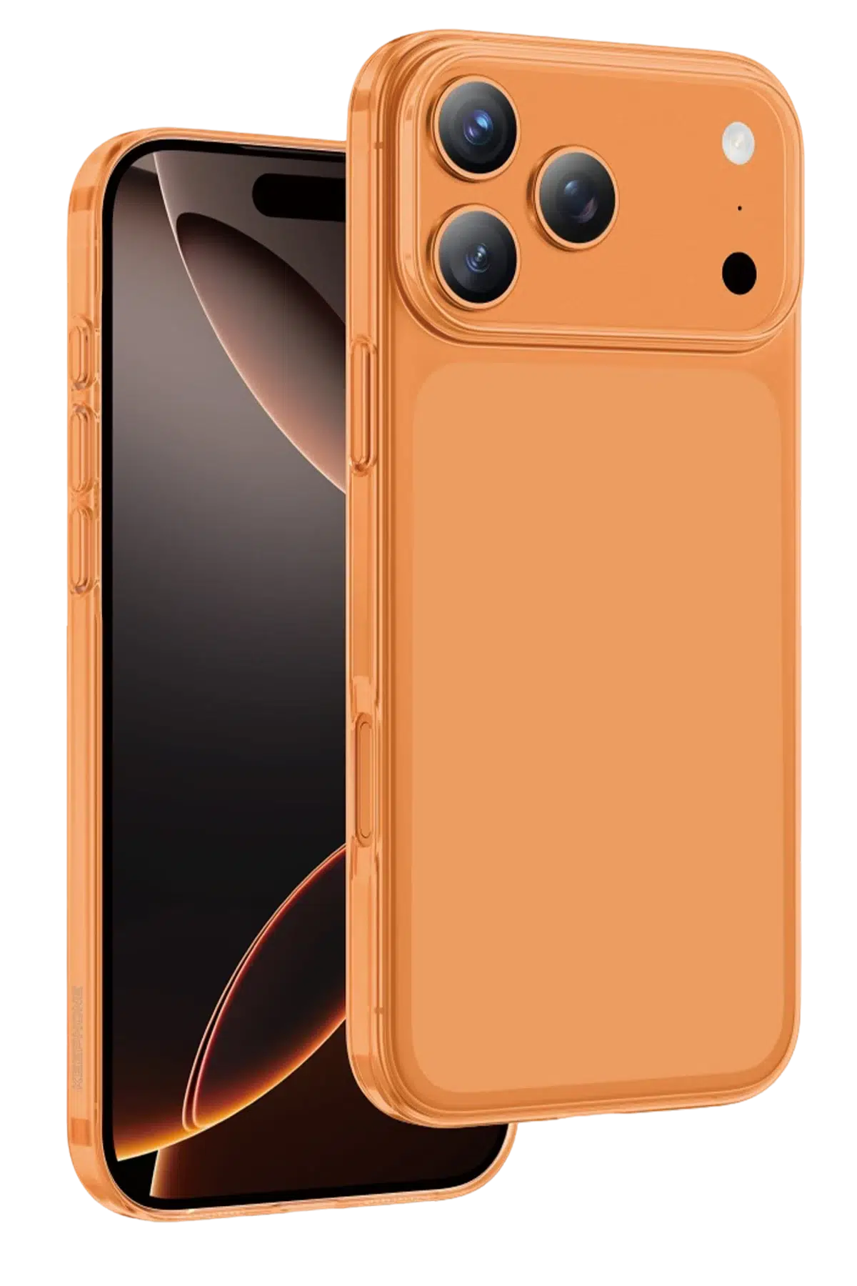 Keephone Apple iPhone 17 Pro Max X-Crystal Slim Kılıf - Turuncu